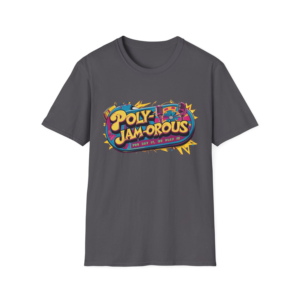 PolyJAMorous Jukebox Graphic T-Shirt, Unisex Softstyle Tee, Casual Wear