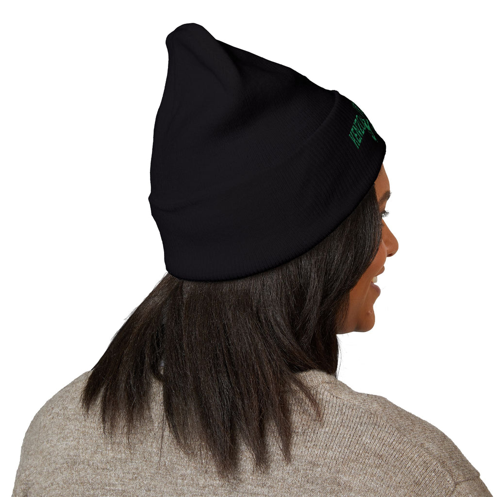 Kenzo Kenpachi Cuffed Beanie with Embroidery, Cozy Winter Hat, Stylish Knit Cap, Gift for Him/Her, Outdoor Beanie, Fashion Accessory