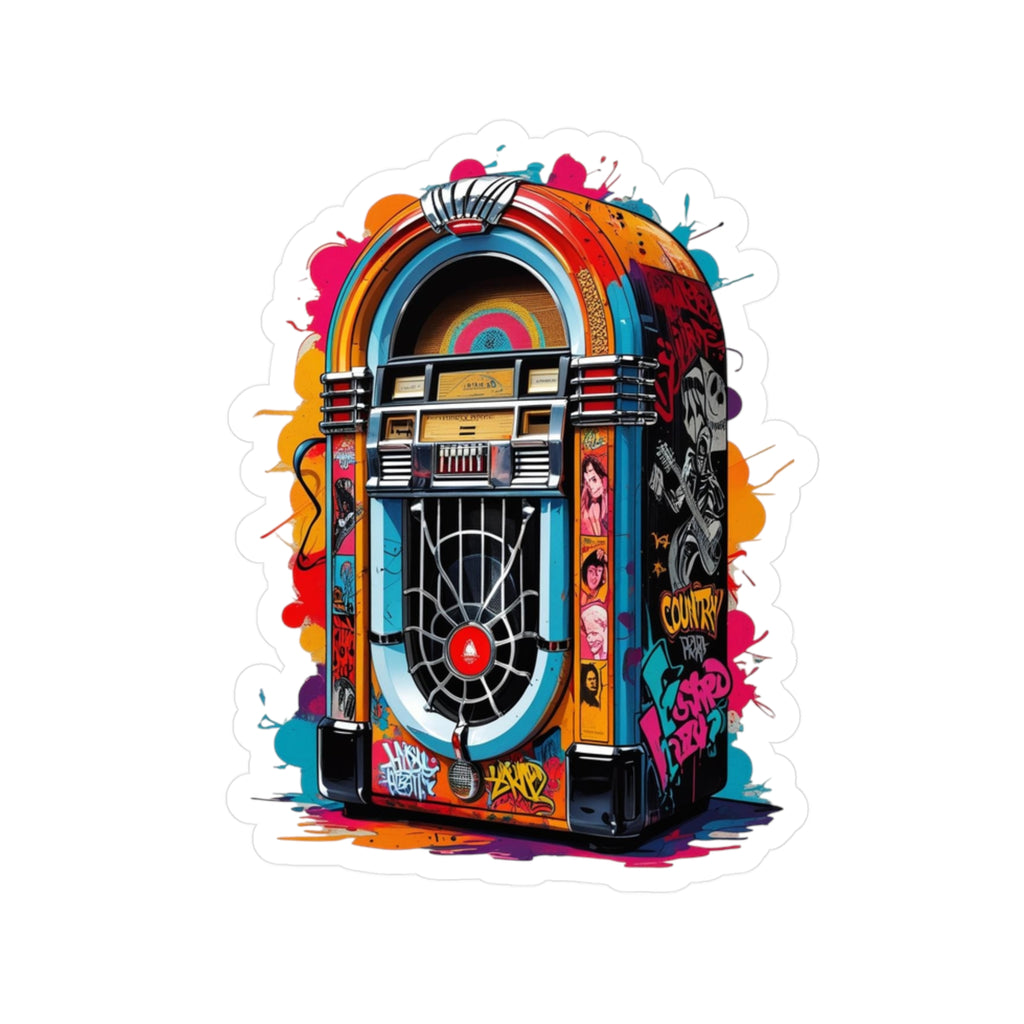Jukebox Vinyl Decals | Anime Wall Art, Stickers for Fans, Home Decor, Laptop Decoration, Gift Ideas
