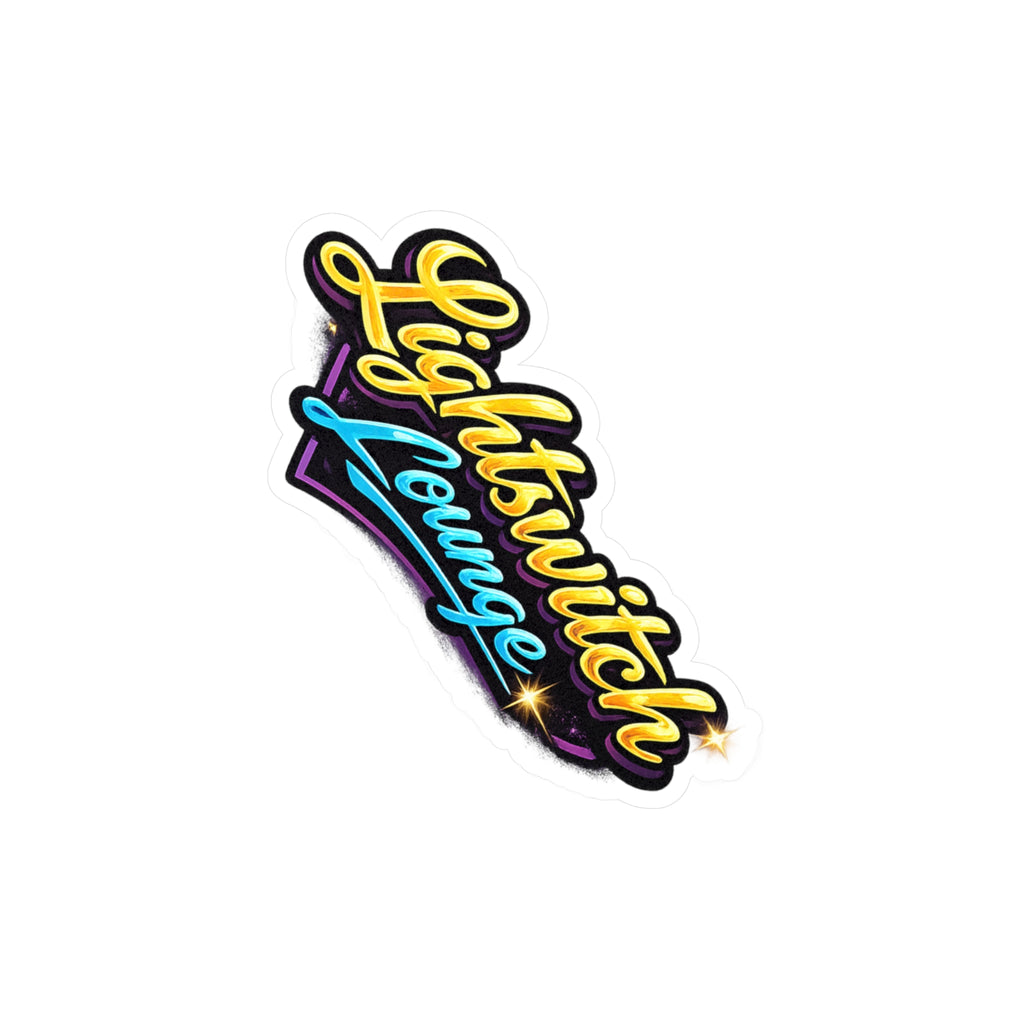 Lightswitch Lounge DJ Stream Sticker — Kenzo Live Kiss-Cut Vinyl Decal