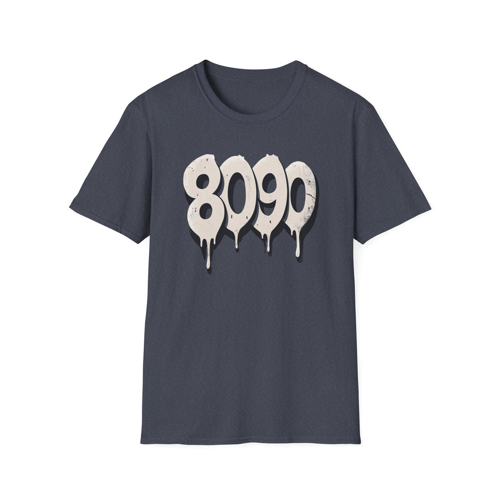 8-0-9-0 Crew Basic Graphic T-Shirt, Unisex Softstyle Tee, Casual Wear