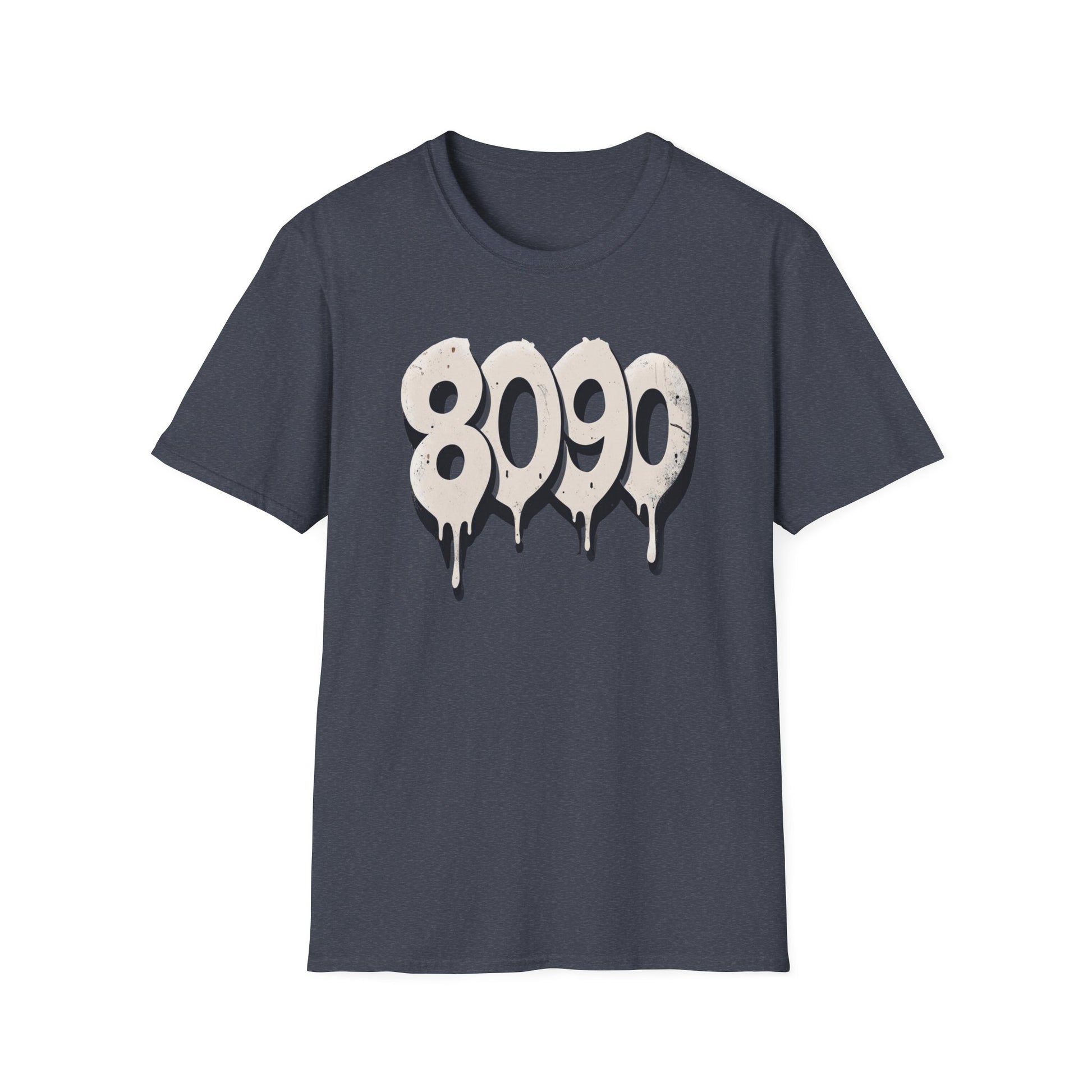 8-0-9-0 Crew Basic Graphic T-Shirt, Unisex Softstyle Tee, Casual Wear