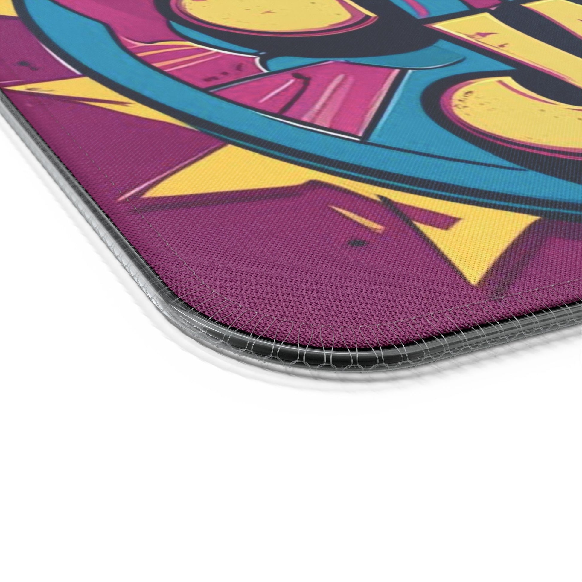 Desk Pad with Wireless Charging - PolyJAMorous Design, Gamer Gift, Desk Accessory, Unique Office Decor, Geek Stationery