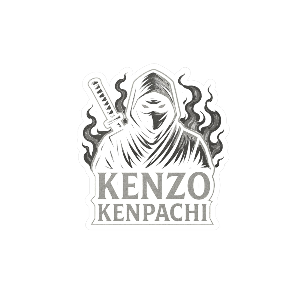 Kenzo Kenpachi Vinyl Decals | Anime Wall Art, Stickers for Fans, Home Decor, Laptop Decoration, Gift Ideas