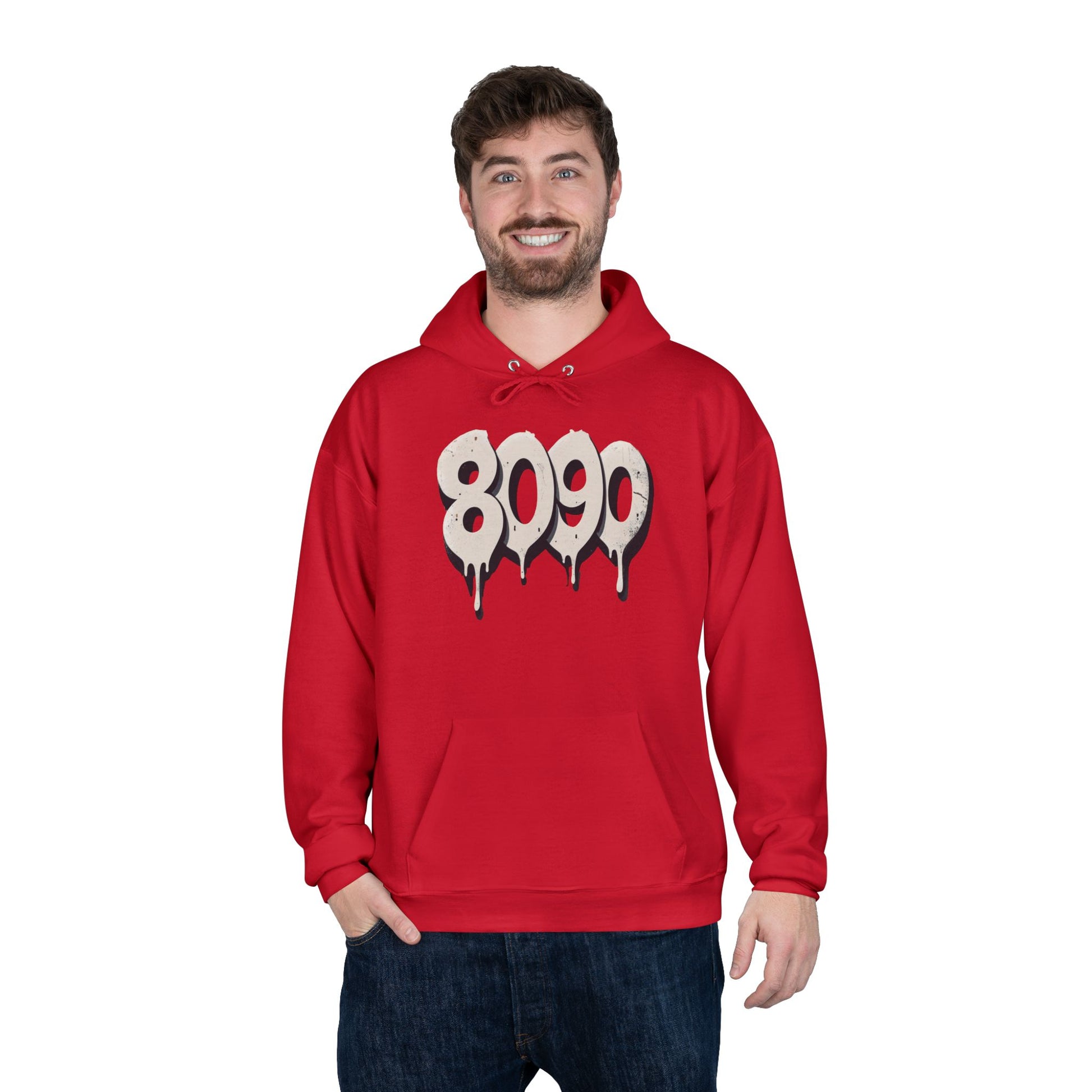 8-0-9-0 Crew Basic Hoodie | Unique Graphic Pullover Sweatshirt for Music Lovers