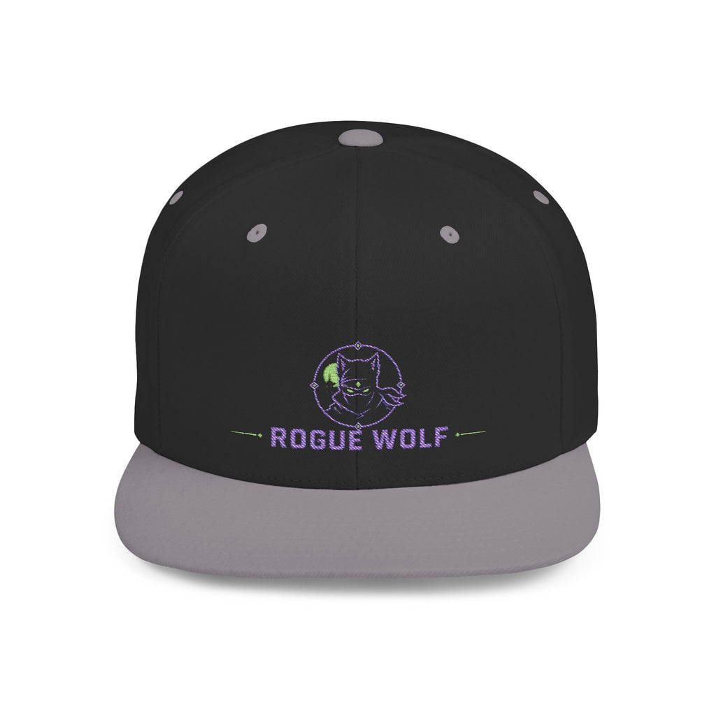 Rogue Wolf Flat Bill Snapback Hat - Perfect for Outdoor Adventures, Casual Style, and Everyday Wear, Great Gift for Birthdays, Festivals, [...]