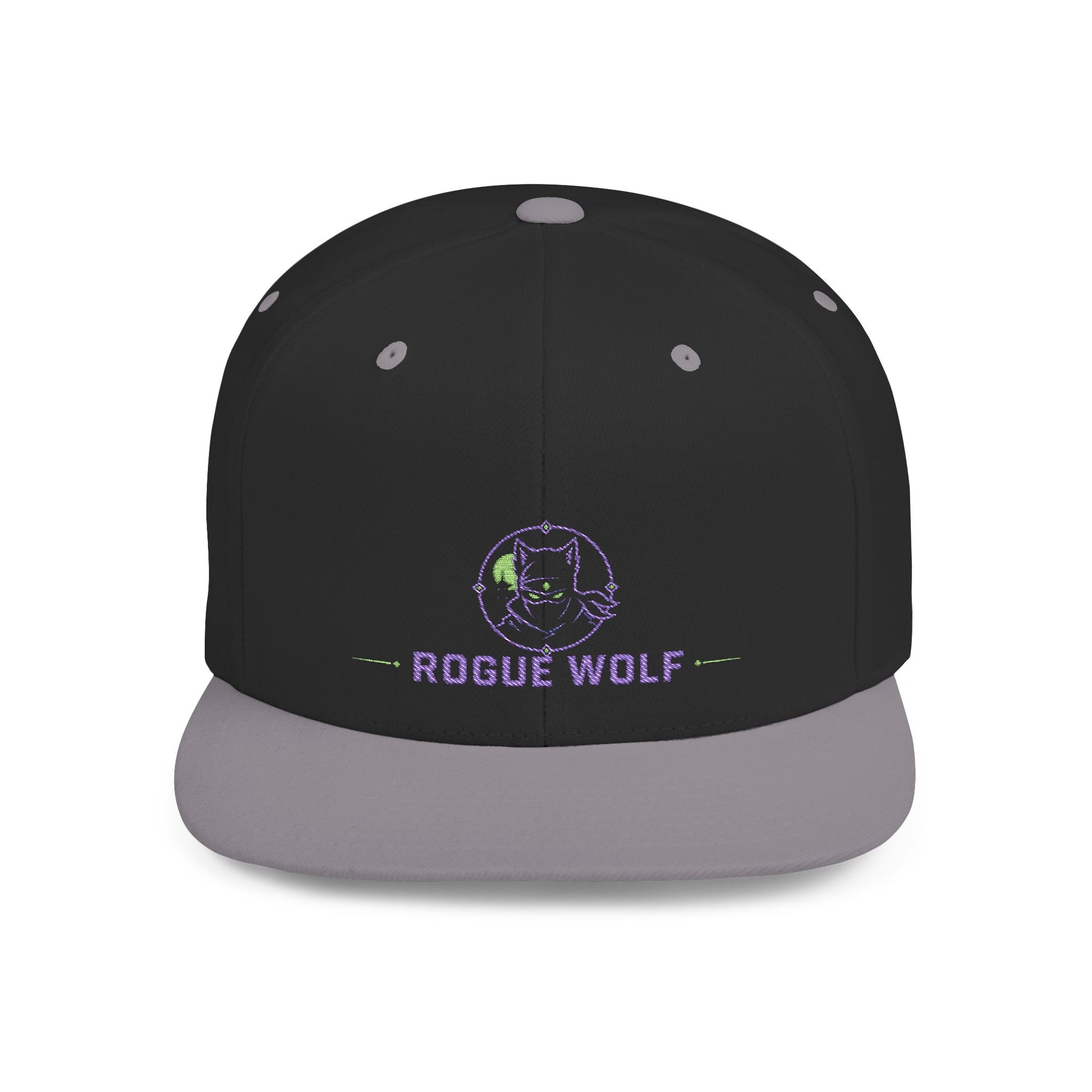 Rogue Wolf Flat Bill Snapback Hat - Perfect for Outdoor Adventures, Casual Style, and Everyday Wear, Great Gift for Birthdays, Festivals, [...]