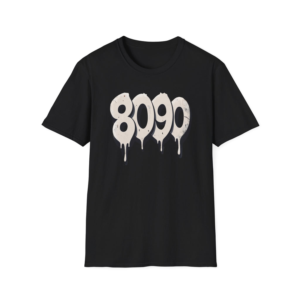 8-0-9-0 Crew Basic Graphic T-Shirt, Unisex Softstyle Tee, Casual Wear