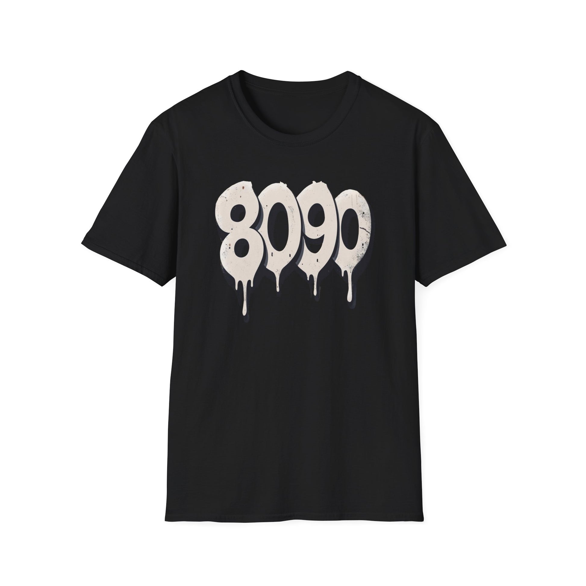 8-0-9-0 Crew Basic Graphic T-Shirt, Unisex Softstyle Tee, Casual Wear
