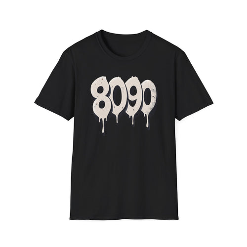 8-0-9-0 Crew Basic Graphic T-Shirt, Unisex Softstyle Tee, Casual Wear