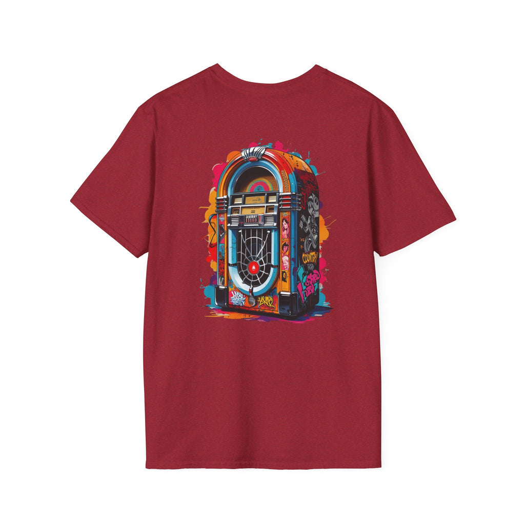 PolyJAMorous Jukebox Graphic T-Shirt, Unisex Softstyle Tee, Casual Wear