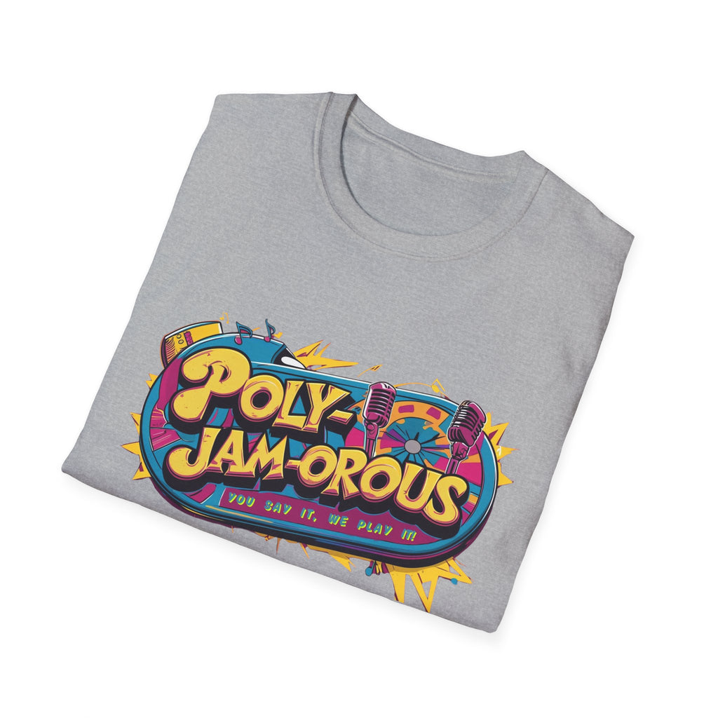 PolyJAMorous Jukebox Graphic T-Shirt, Unisex Softstyle Tee, Casual Wear
