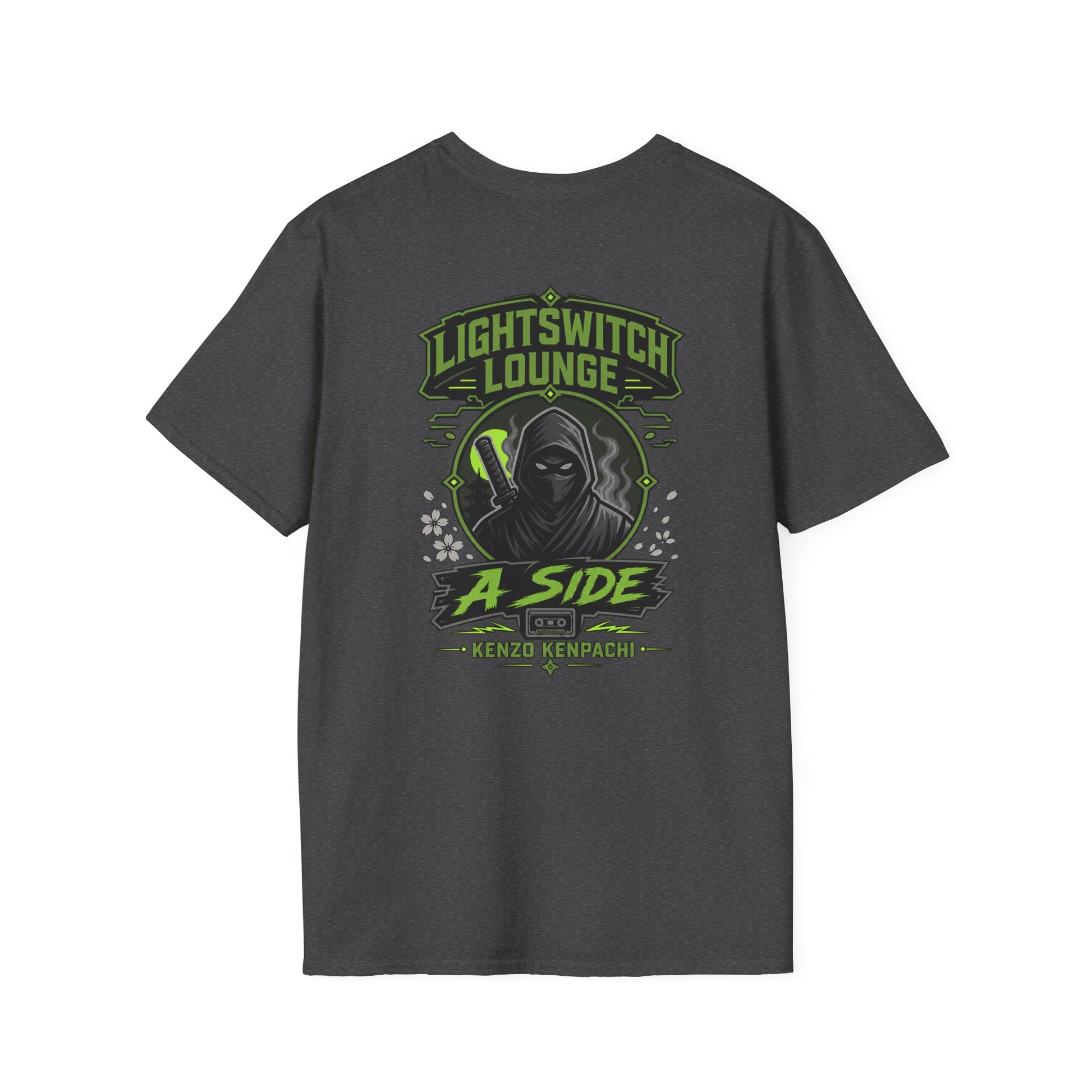 Lightswitch Lounge Kenzo A-Side Graphic T-Shirt, Unisex Softstyle Tee, Casual Wear