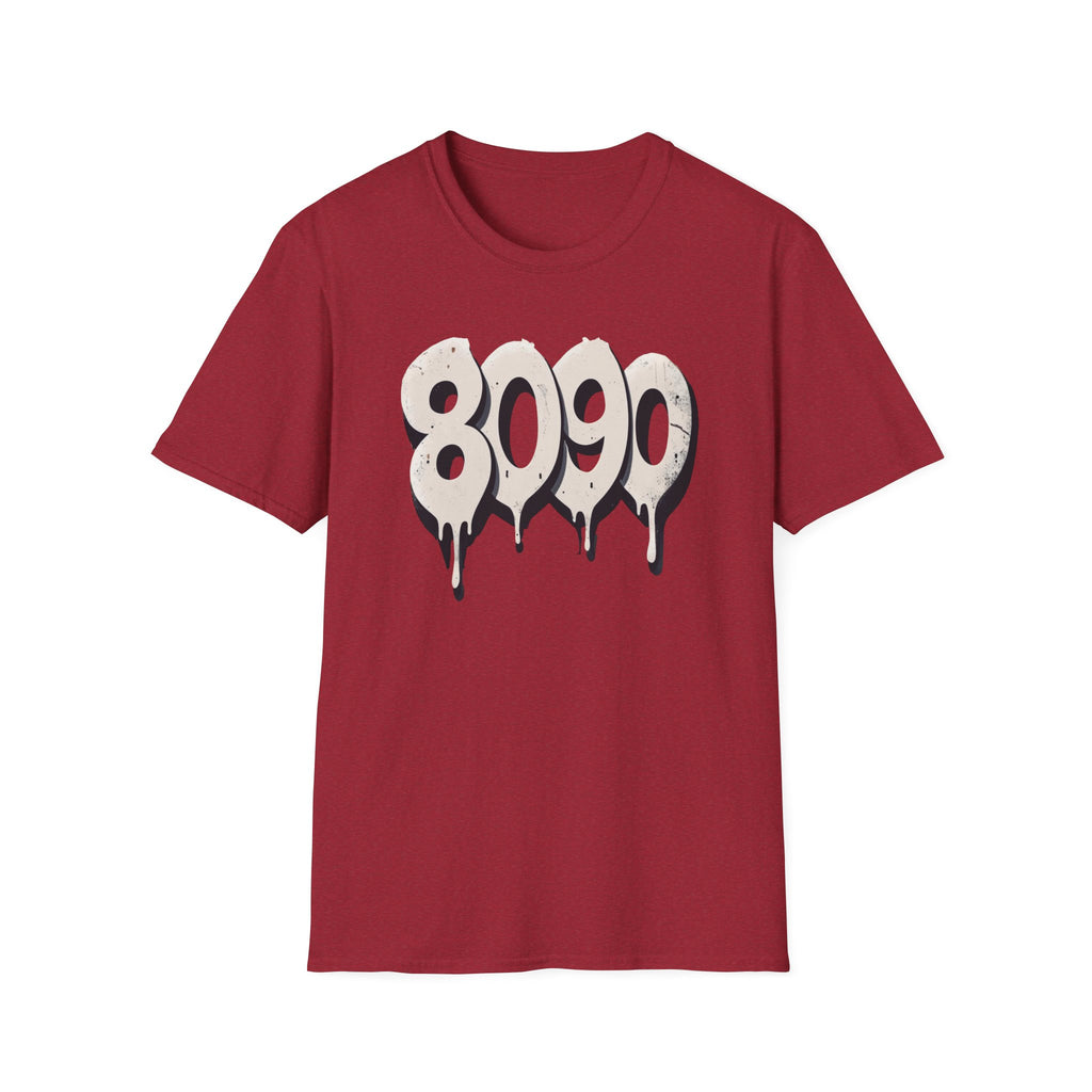 8-0-9-0 Crew Basic Graphic T-Shirt, Unisex Softstyle Tee, Casual Wear