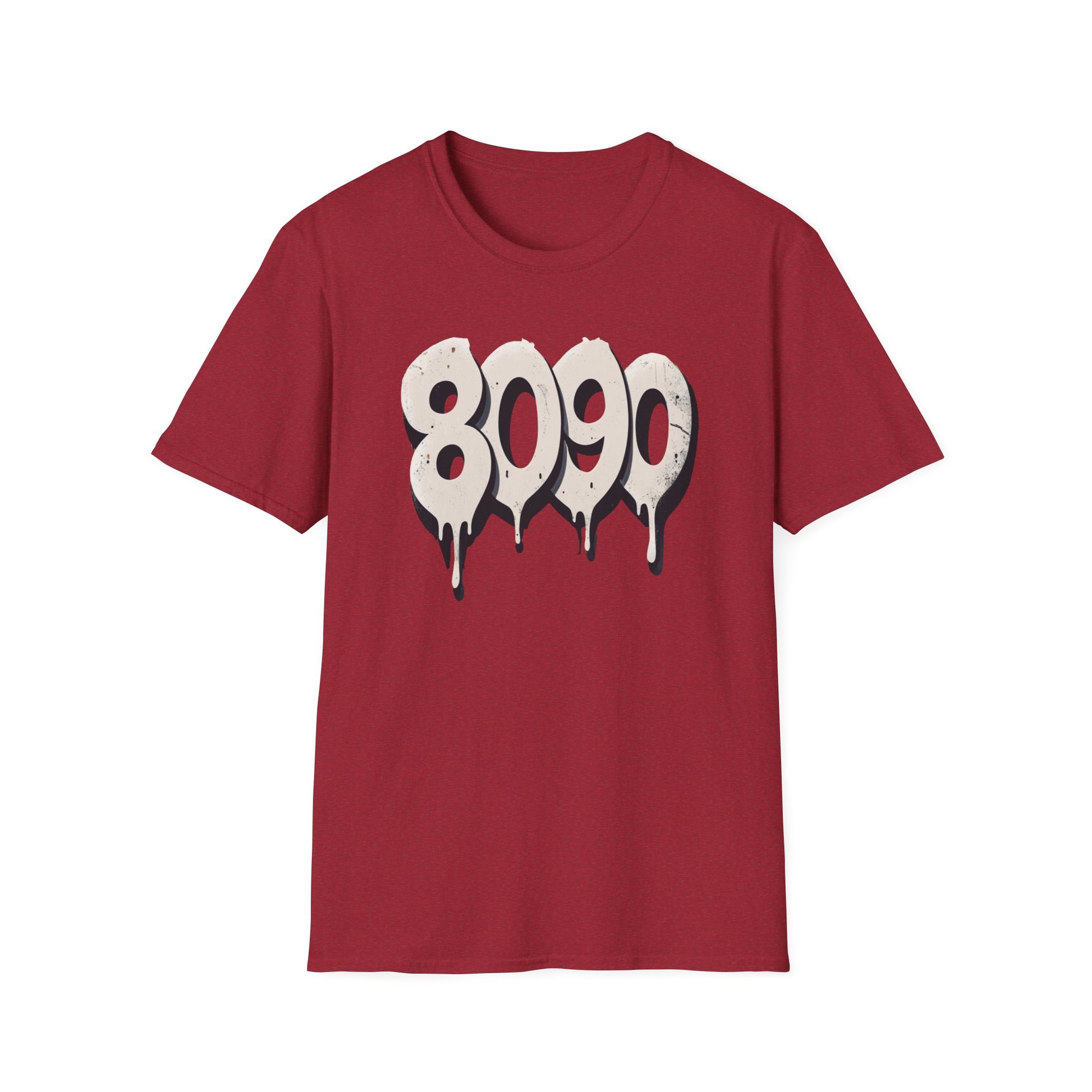 8-0-9-0 Crew Basic Graphic T-Shirt, Unisex Softstyle Tee, Casual Wear