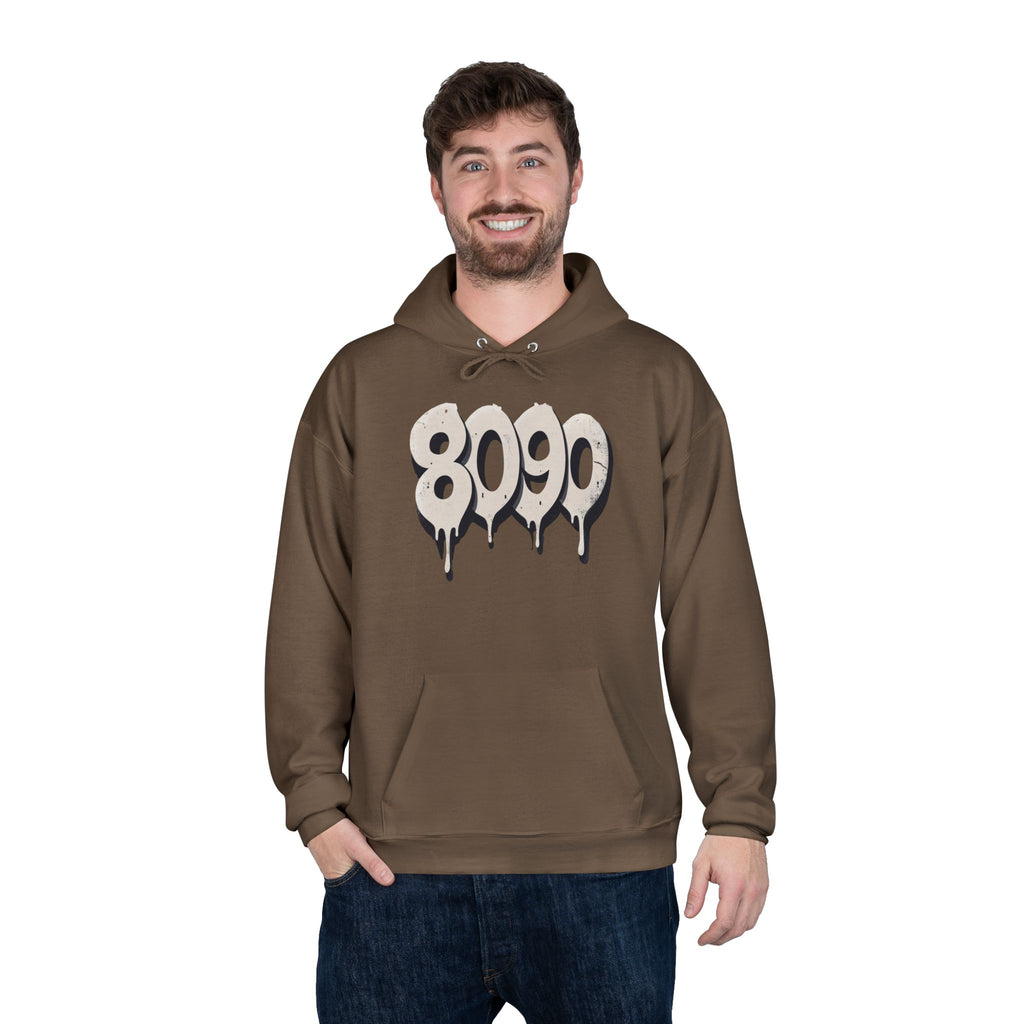 8-0-9-0 Crew Basic Hoodie | Unique Graphic Pullover Sweatshirt for Music Lovers