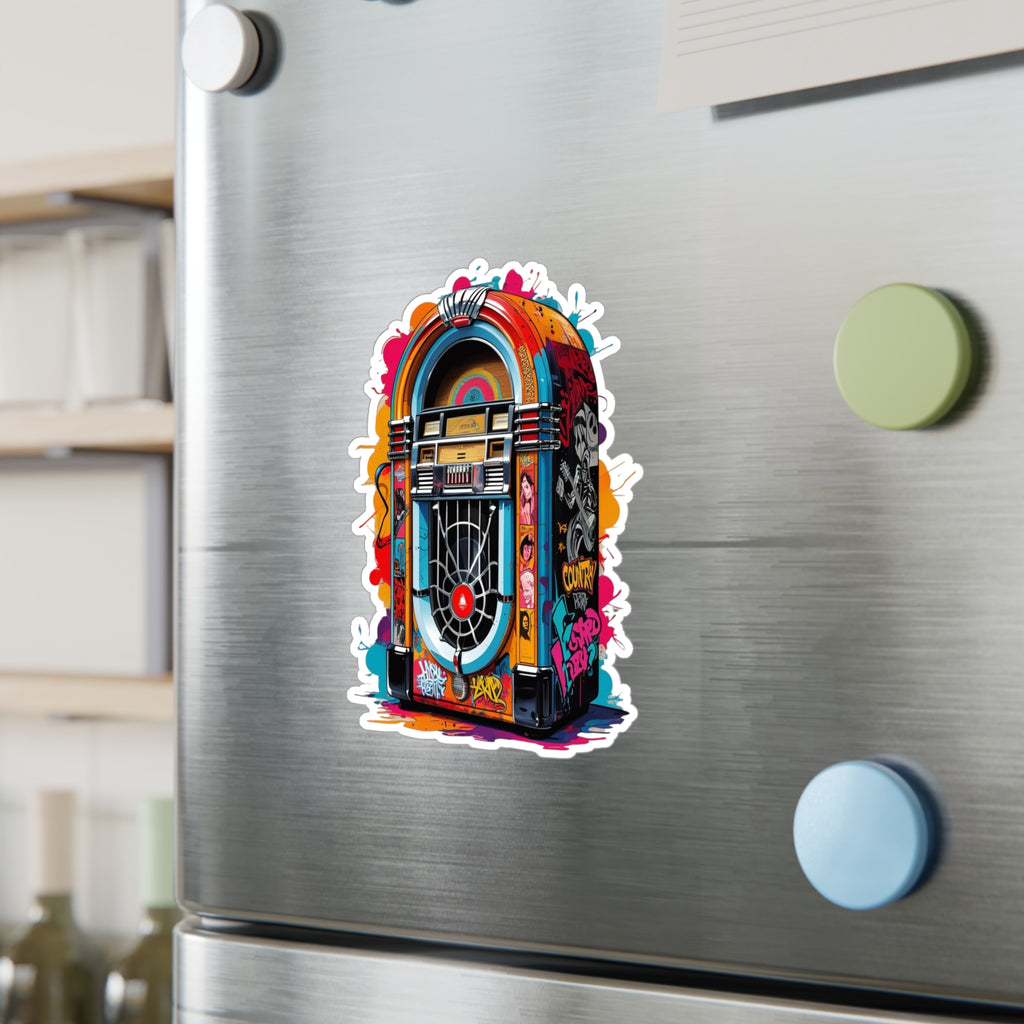 Jukebox Vinyl Decals | Anime Wall Art, Stickers for Fans, Home Decor, Laptop Decoration, Gift Ideas