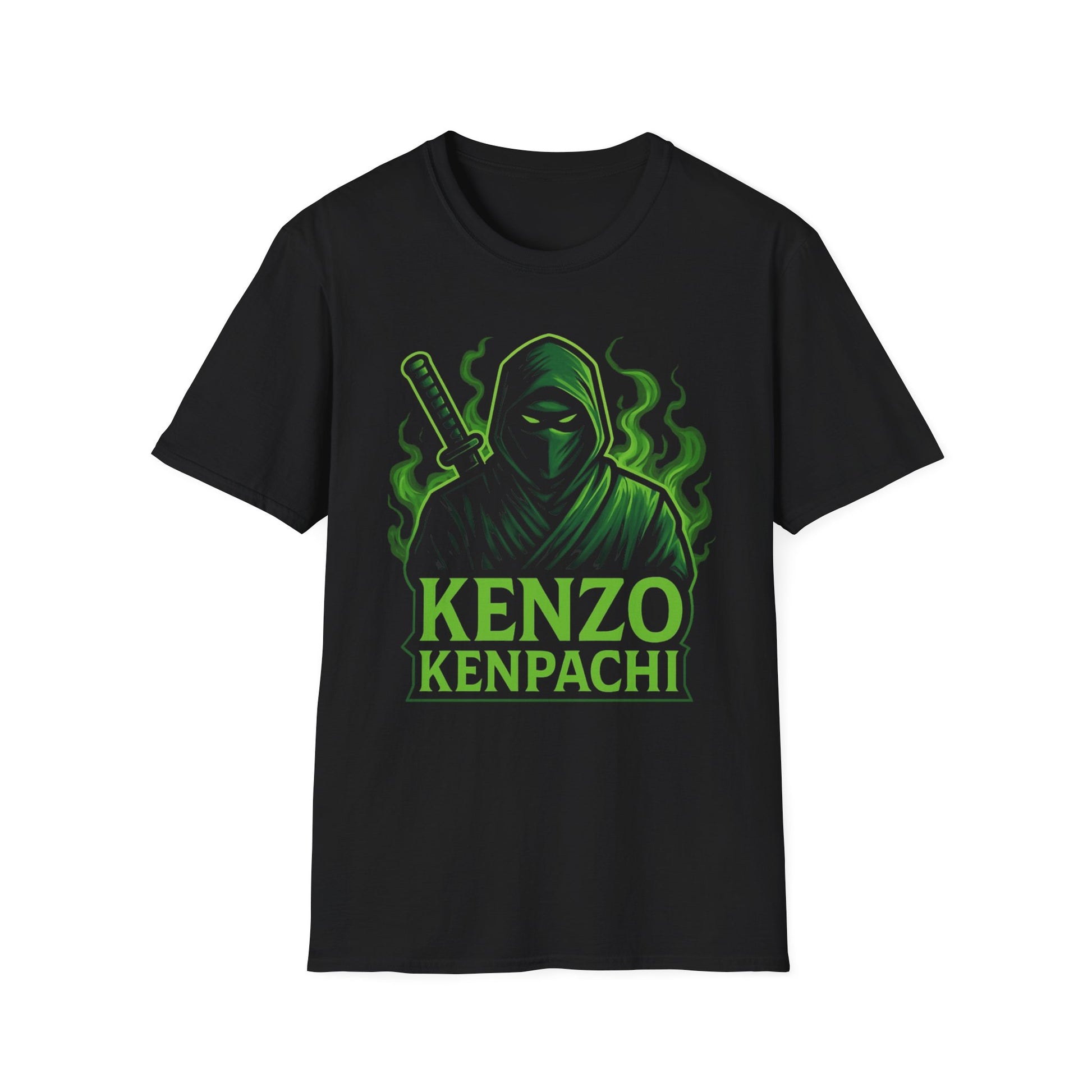 Kenzo Kenpachi Graphic T-Shirt, Unisex Softstyle Tee, Casual Wear