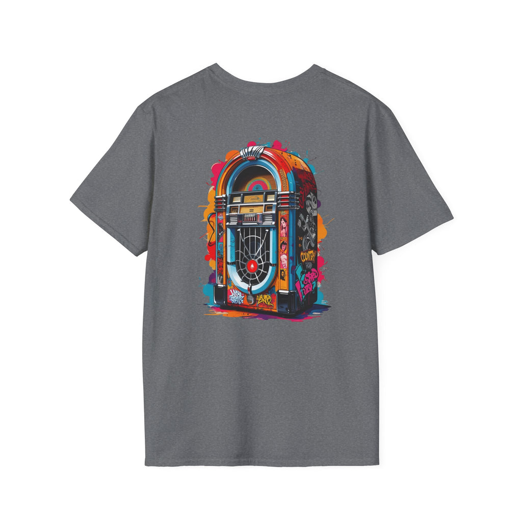 PolyJAMorous Jukebox Graphic T-Shirt, Unisex Softstyle Tee, Casual Wear