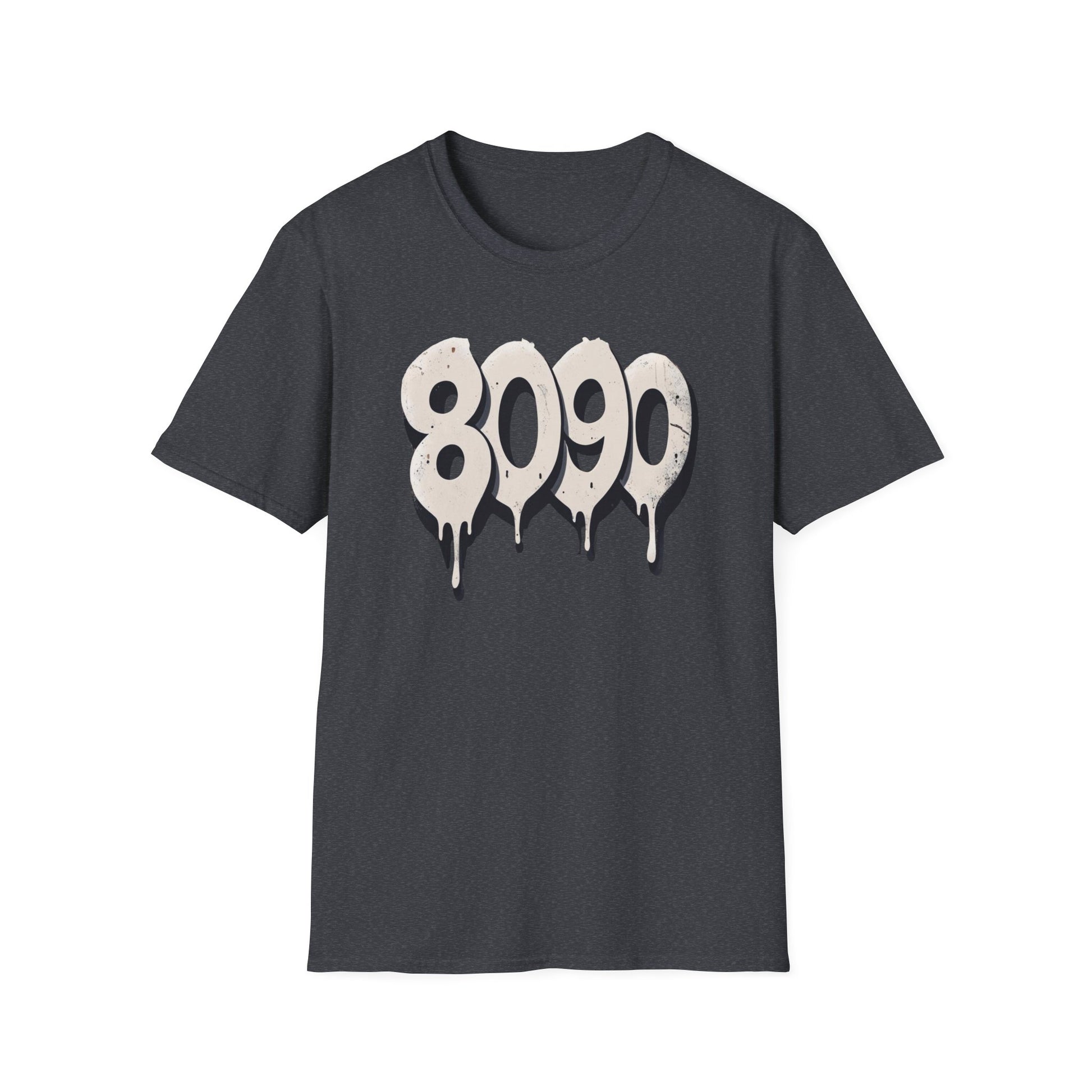 8-0-9-0 Crew Basic Graphic T-Shirt, Unisex Softstyle Tee, Casual Wear