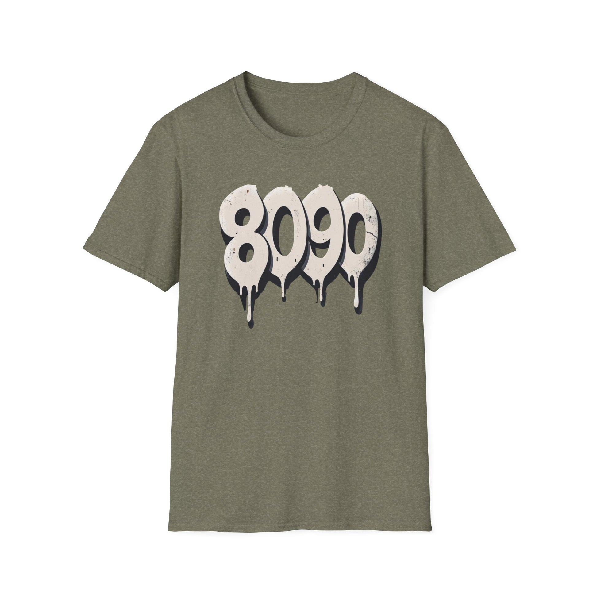 8-0-9-0 Crew Basic Graphic T-Shirt, Unisex Softstyle Tee, Casual Wear
