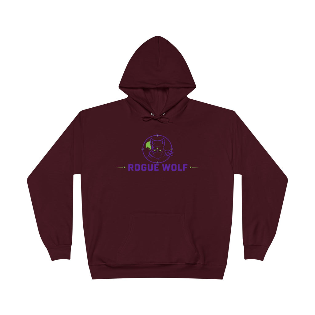 Rogue Wolf 'Lightswitch Lounge' Graphic Hoodie — Retro Neon B-Side Pullover