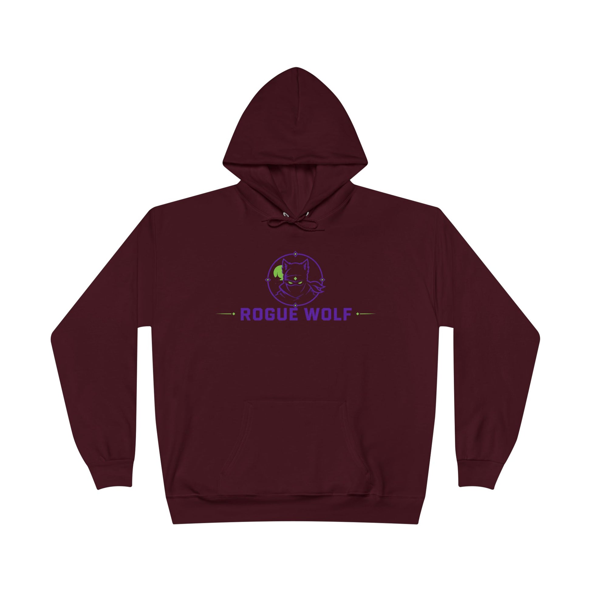 Rogue Wolf 'Lightswitch Lounge' Graphic Hoodie — Retro Neon B-Side Pullover