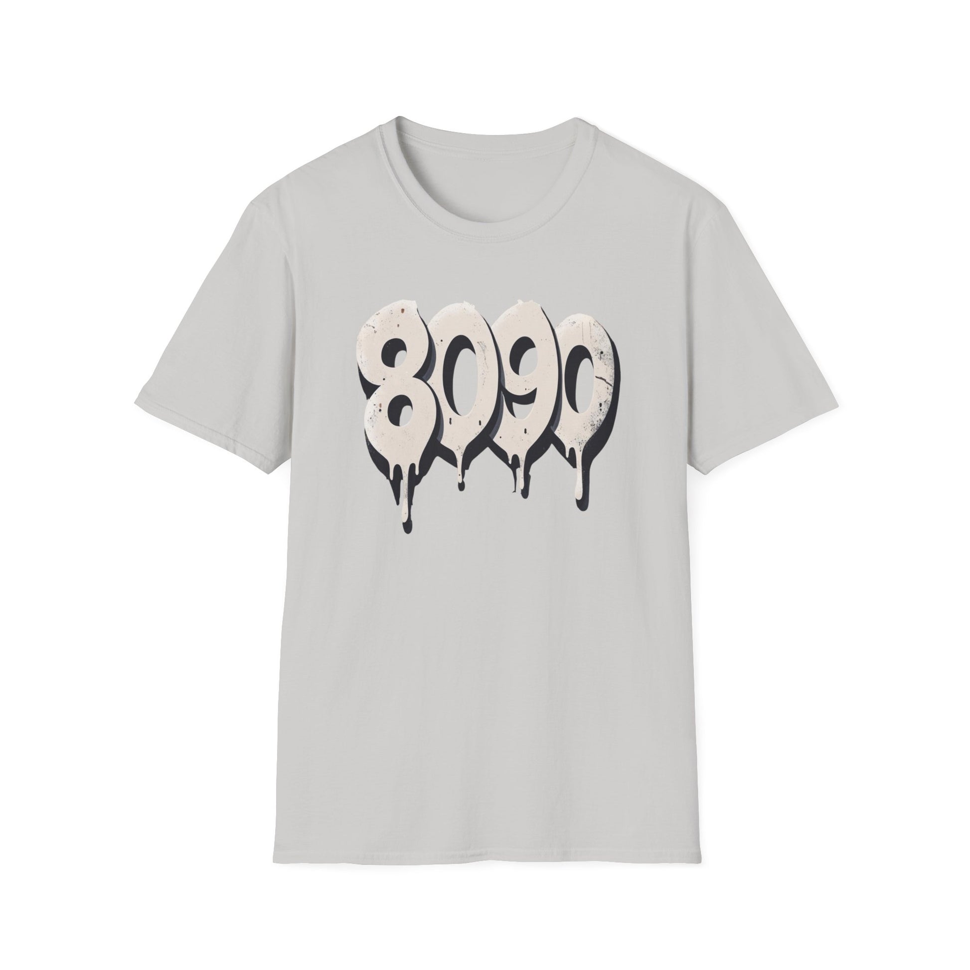8-0-9-0 Crew Basic Graphic T-Shirt, Unisex Softstyle Tee, Casual Wear