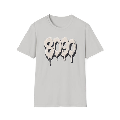 8-0-9-0 Crew Basic Graphic T-Shirt, Unisex Softstyle Tee, Casual Wear