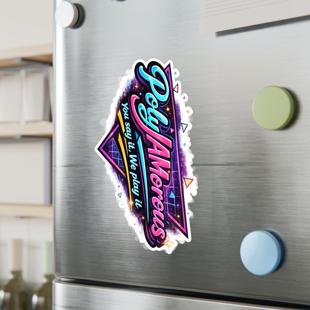 PolyJAMorous Sticker — Kiss-Cut Vinyl Decal for Kenzo Live DJ Stream