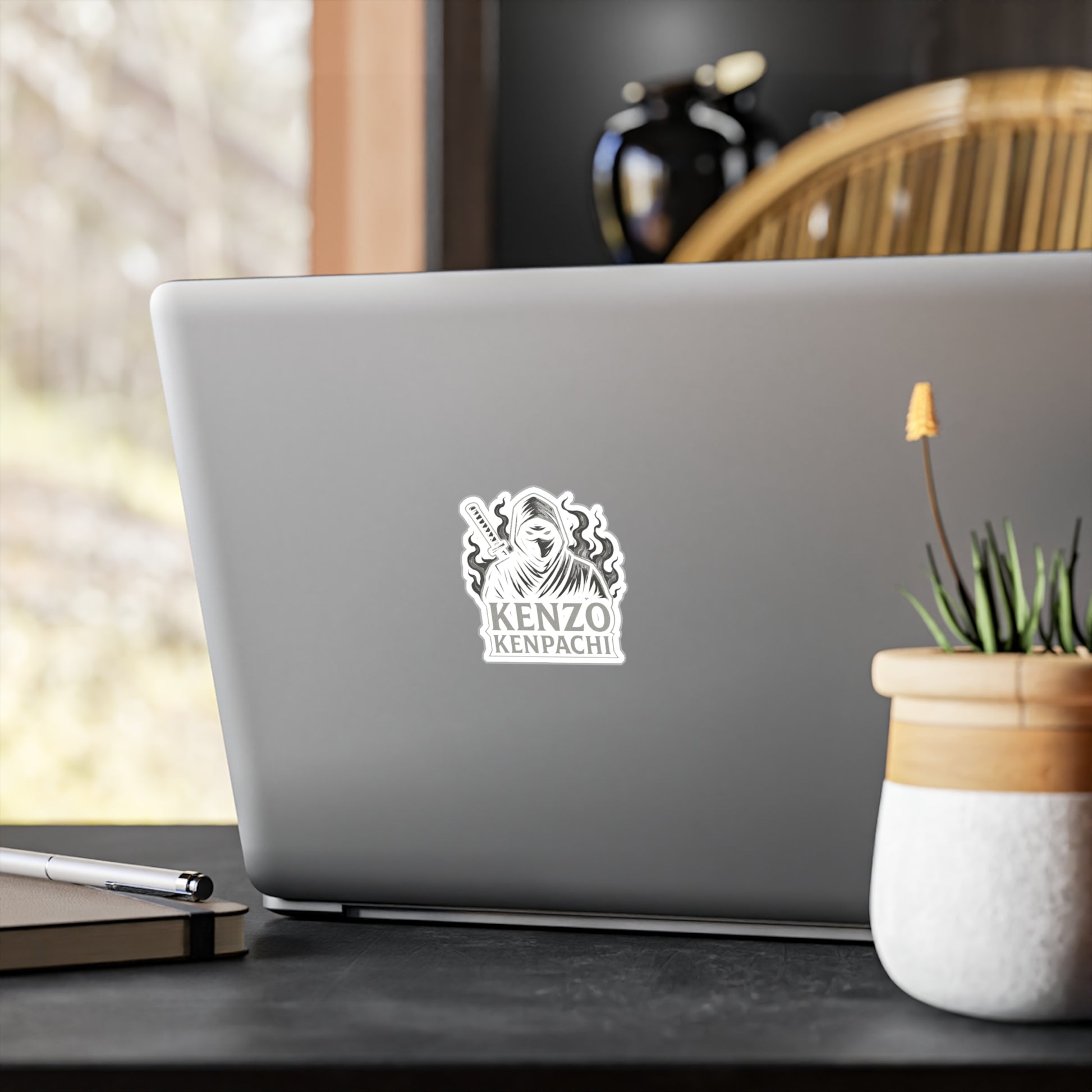 Kenzo Kenpachi Vinyl Decals | Anime Wall Art, Stickers for Fans, Home Decor, Laptop Decoration, Gift Ideas