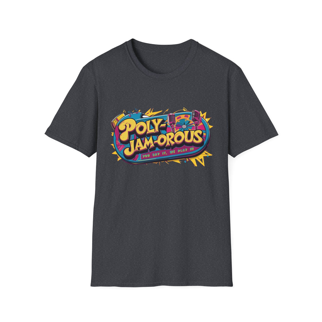 PolyJAMorous Jukebox Graphic T-Shirt, Unisex Softstyle Tee, Casual Wear