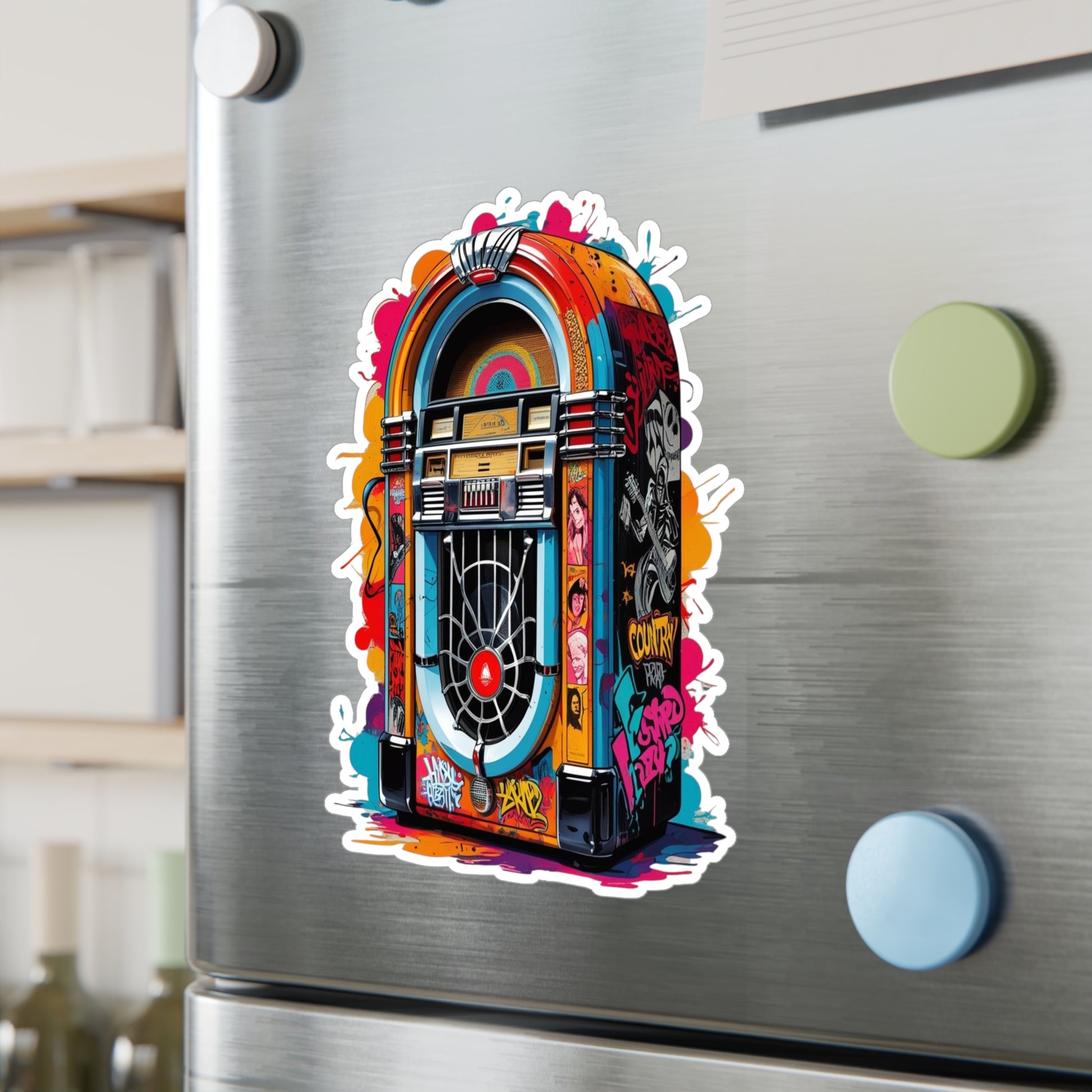 Jukebox Vinyl Decals | Anime Wall Art, Stickers for Fans, Home Decor, Laptop Decoration, Gift Ideas