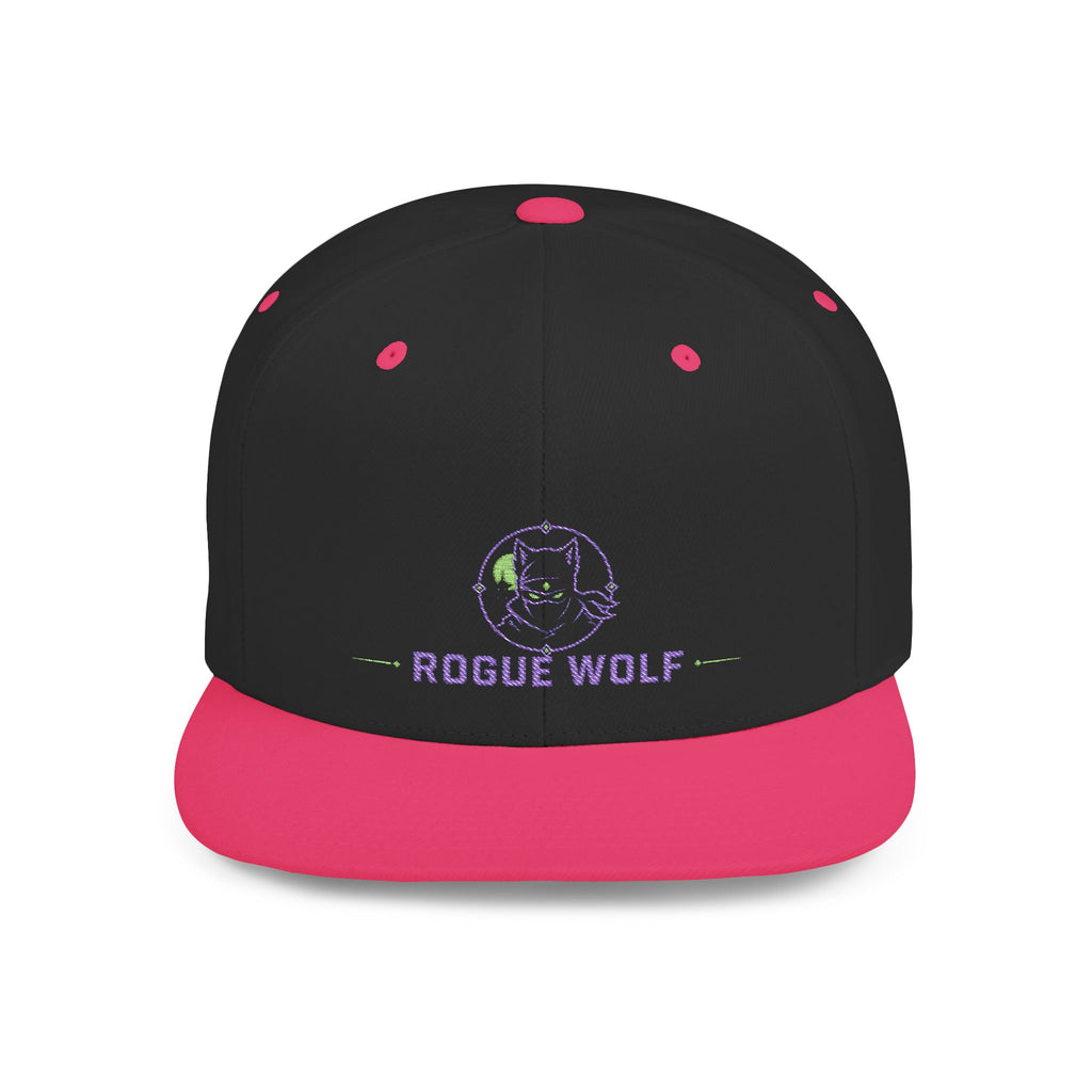 Rogue Wolf Flat Bill Snapback Hat - Perfect for Outdoor Adventures, Casual Style, and Everyday Wear, Great Gift for Birthdays, Festivals, [...]