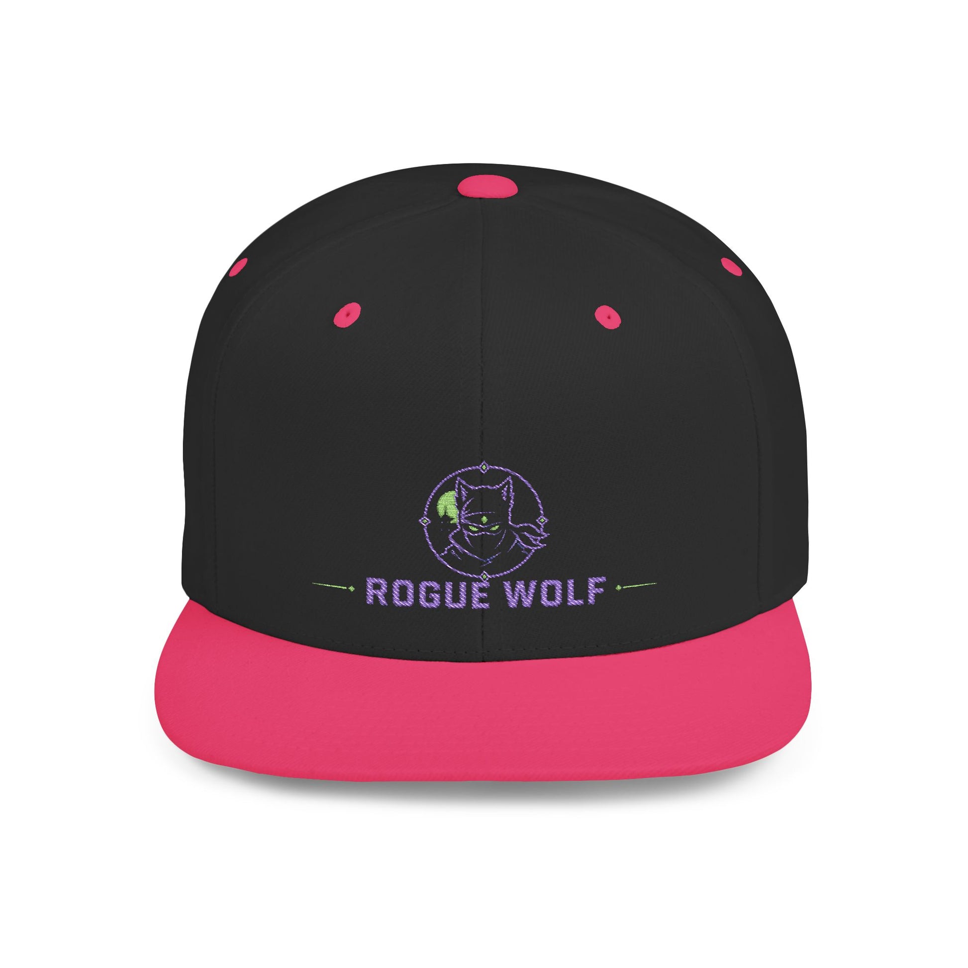 Rogue Wolf Flat Bill Snapback Hat - Perfect for Outdoor Adventures, Casual Style, and Everyday Wear, Great Gift for Birthdays, Festivals, [...]