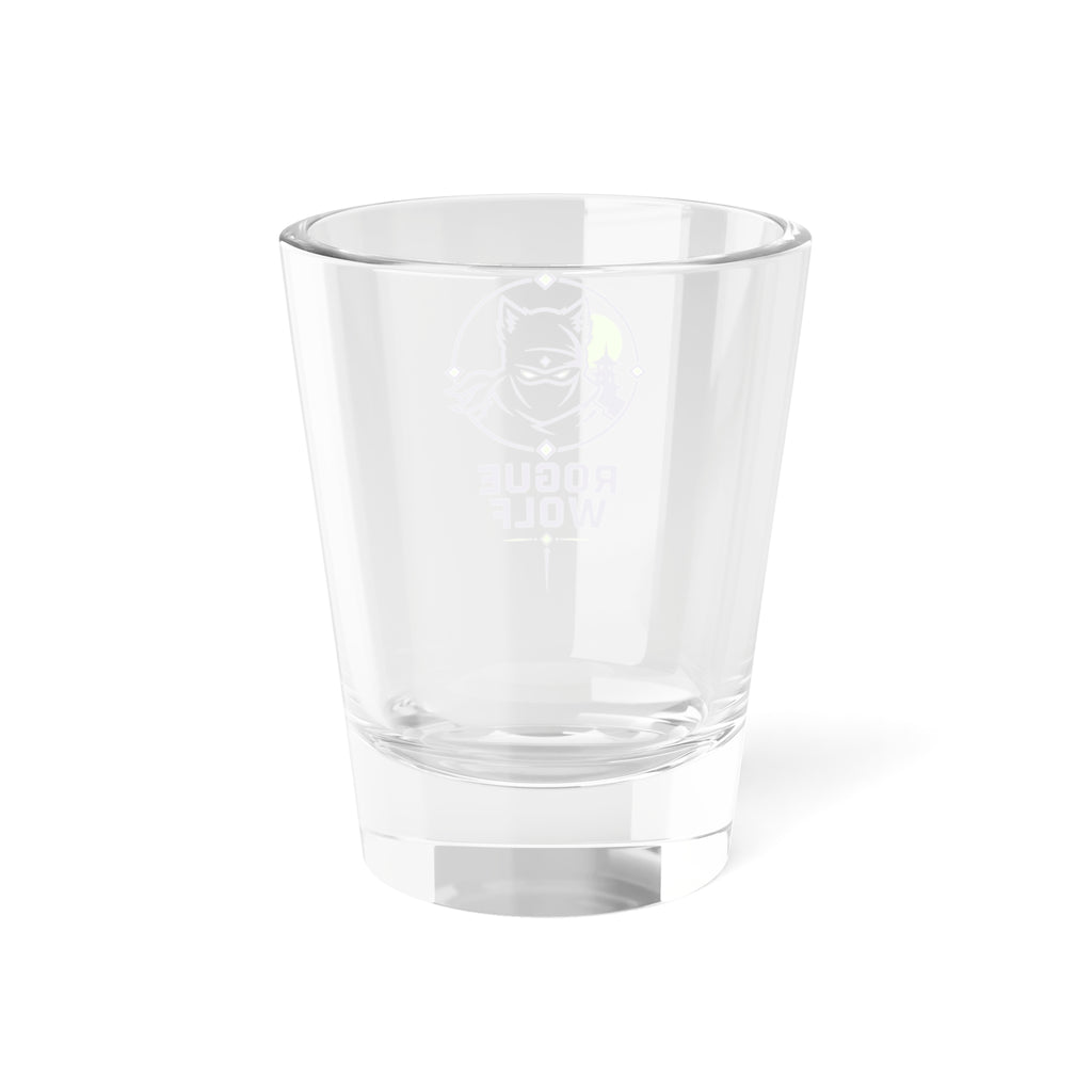 Rogue Wolf 1.5oz Shot Glass — Bold Wolf Logo Collector’s Shooter