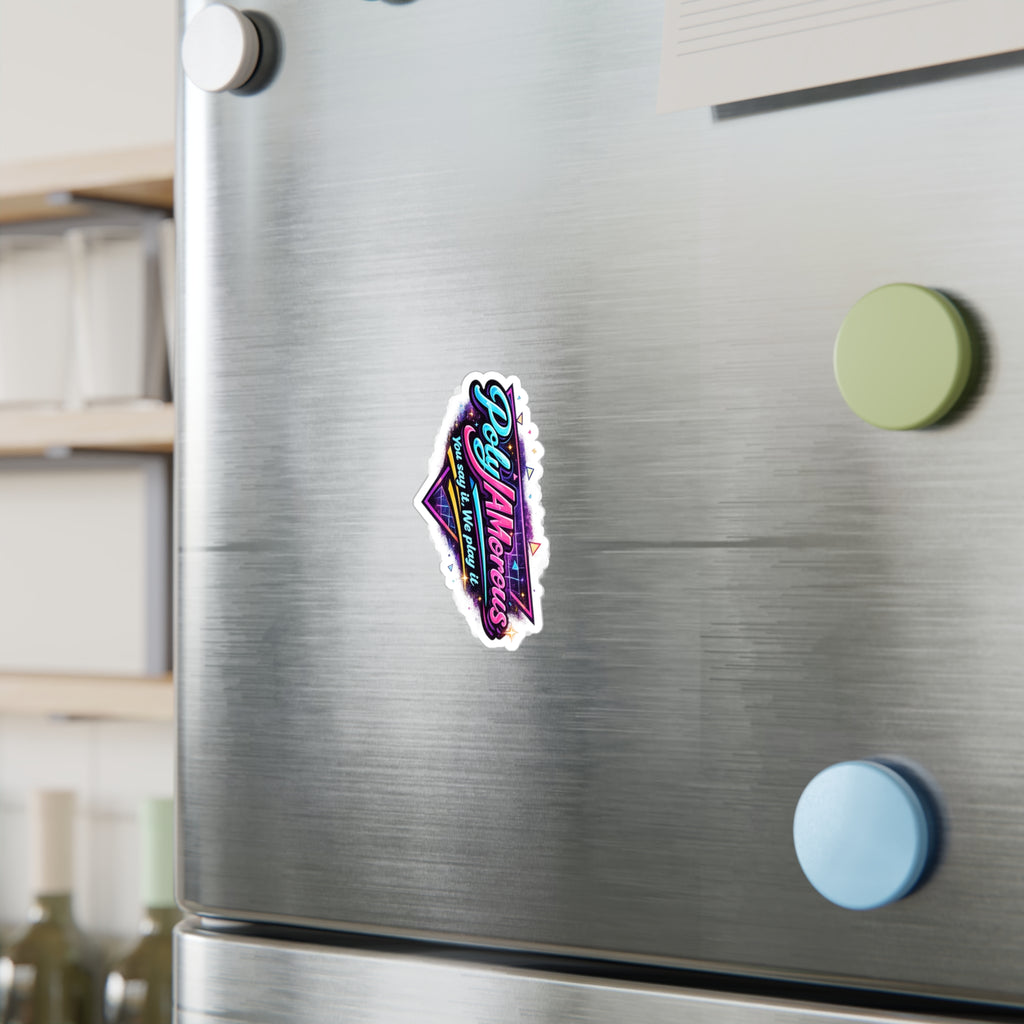 PolyJAMorous Sticker — Kiss-Cut Vinyl Decal for Kenzo Live DJ Stream