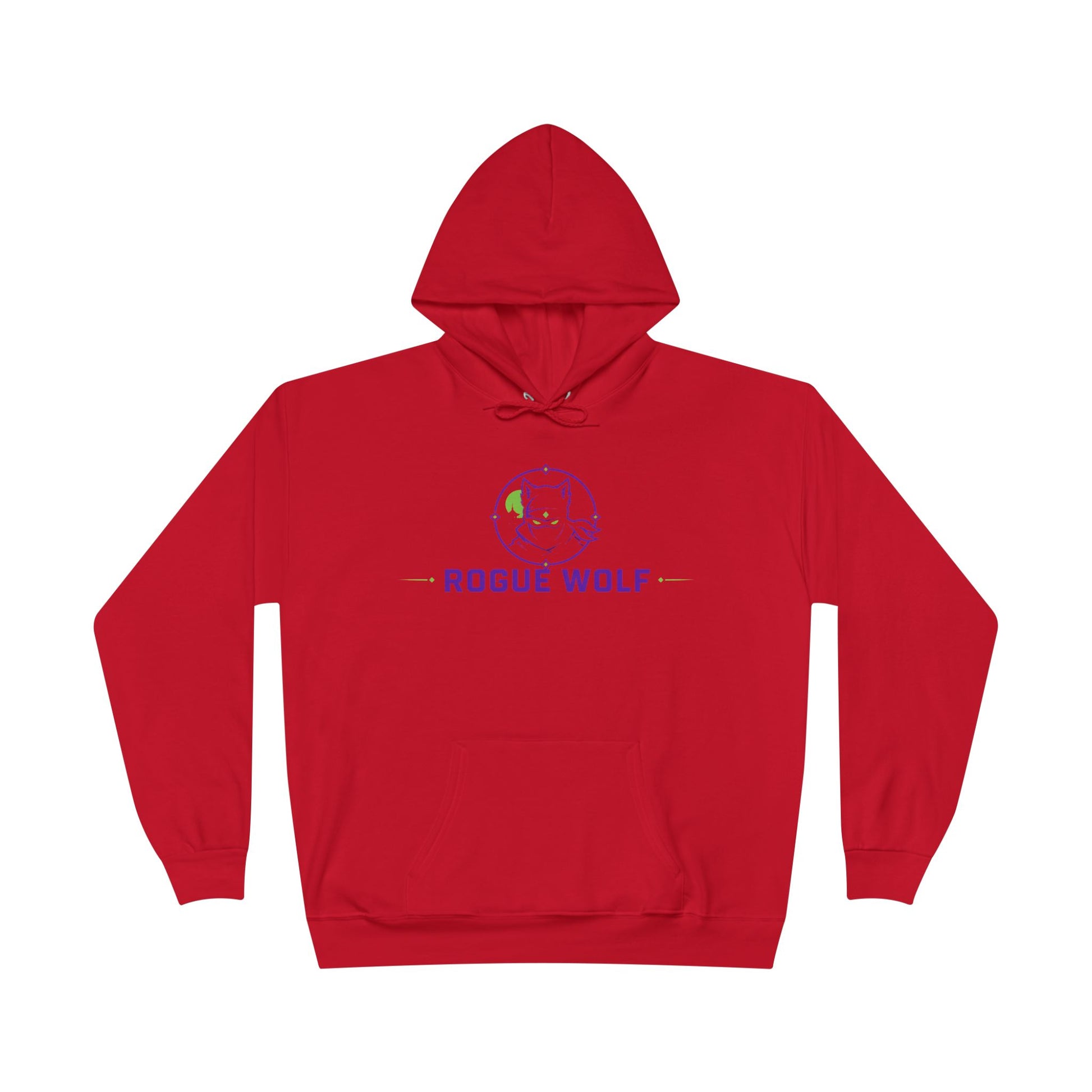 Rogue Wolf 'Lightswitch Lounge' Graphic Hoodie — Retro Neon B-Side Pullover