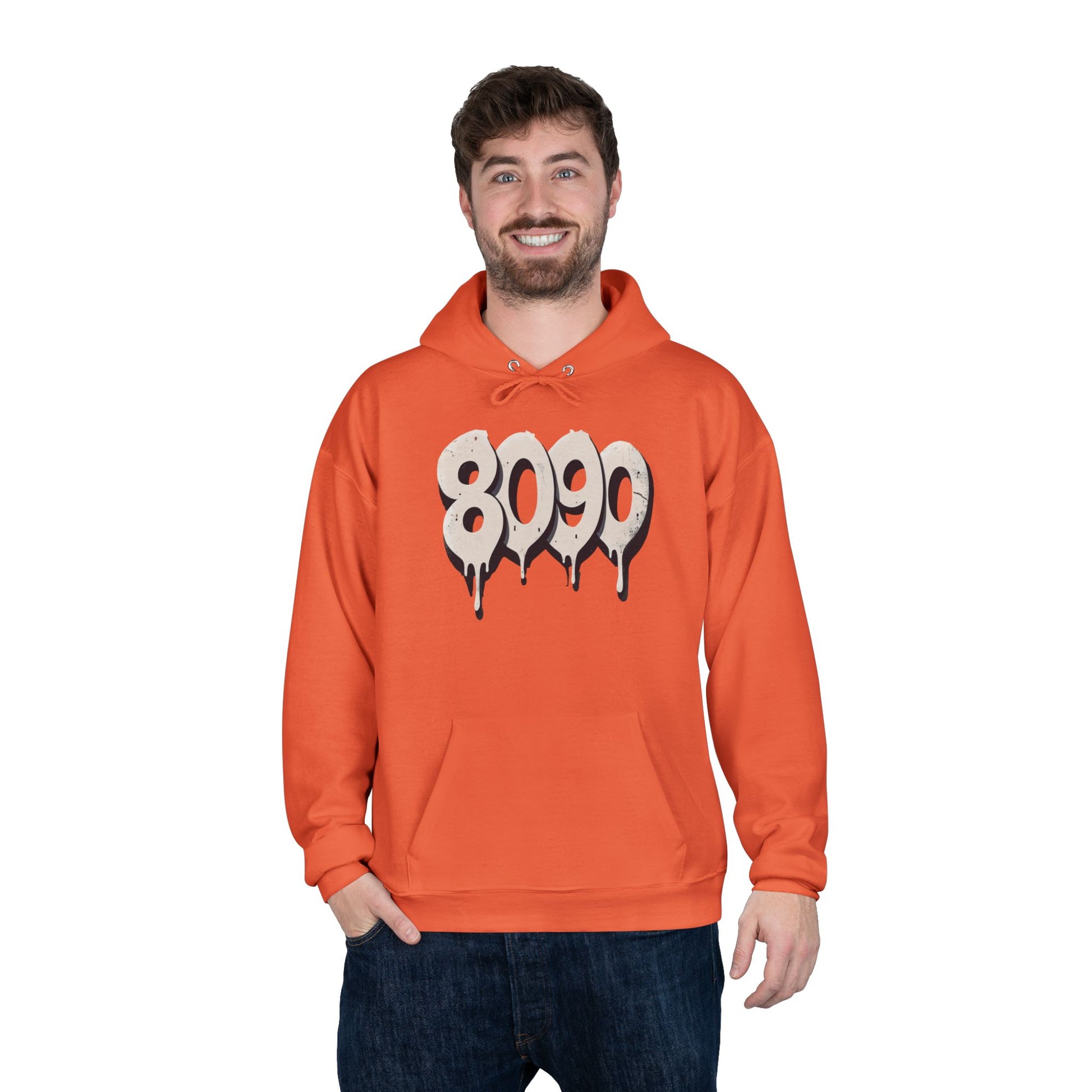 8-0-9-0 Crew Basic Hoodie | Unique Graphic Pullover Sweatshirt for Music Lovers