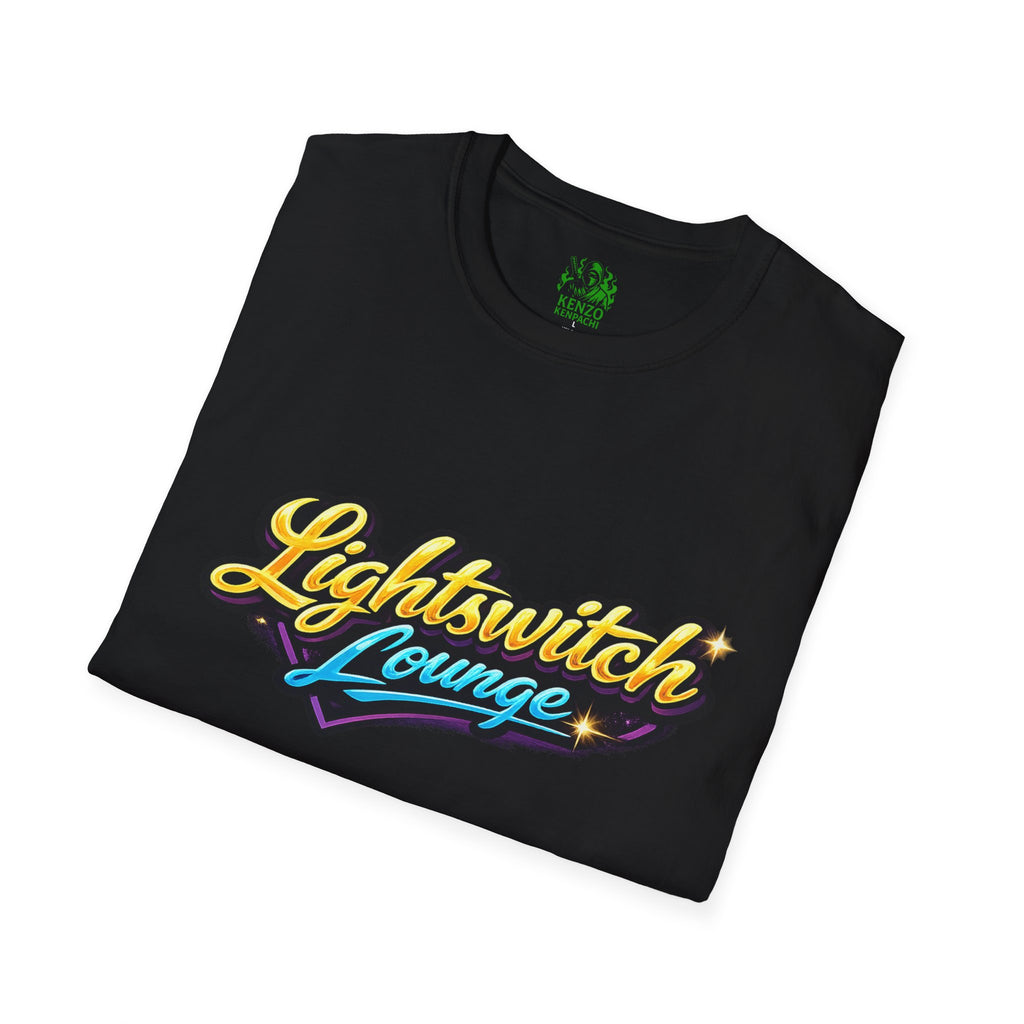 Lightswitch Lounge "8-0-9-0 Crew" T-Shirt — Kenzo Live DJ Stream Graphic Tee