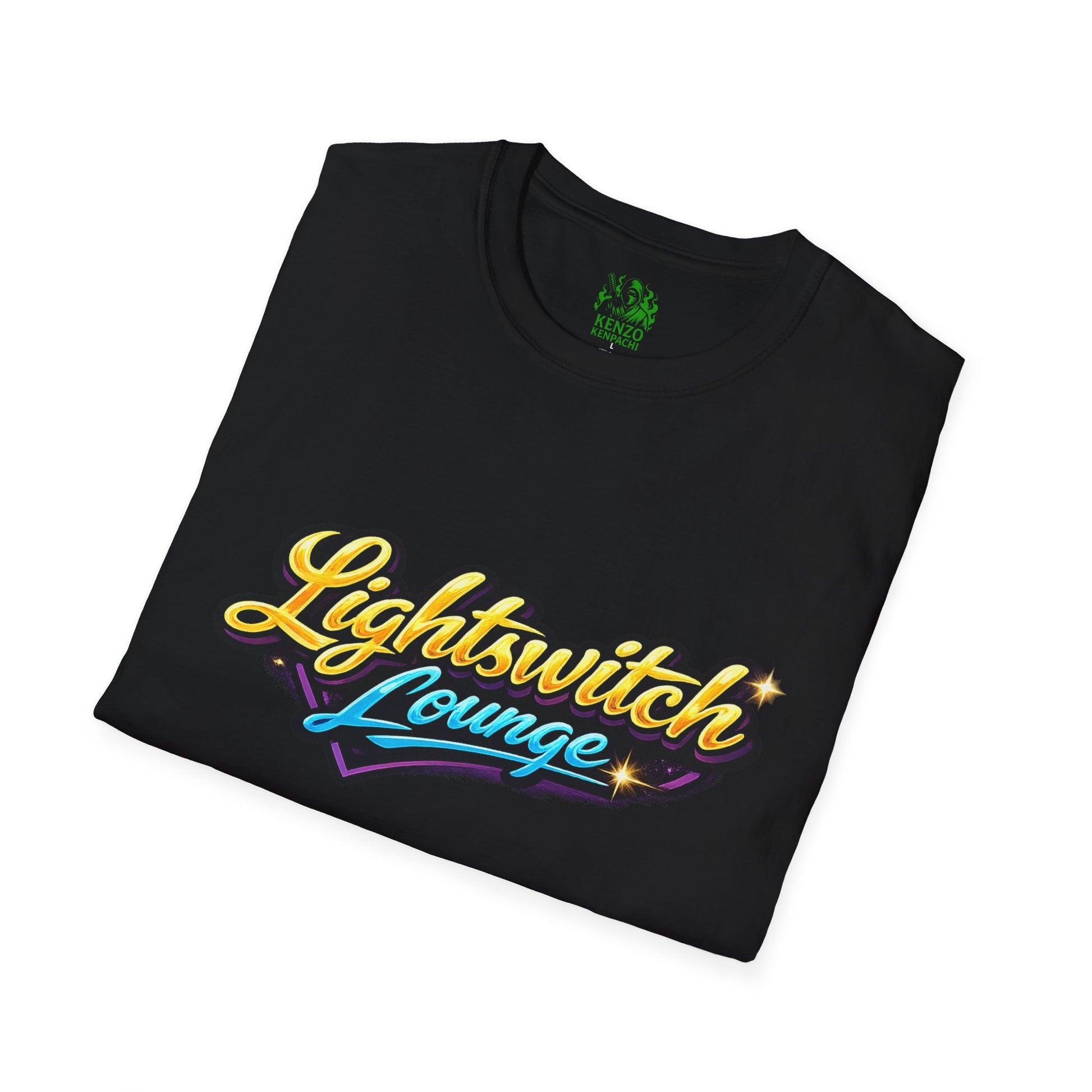 Lightswitch Lounge "8-0-9-0 Crew" T-Shirt — Kenzo Live DJ Stream Graphic Tee