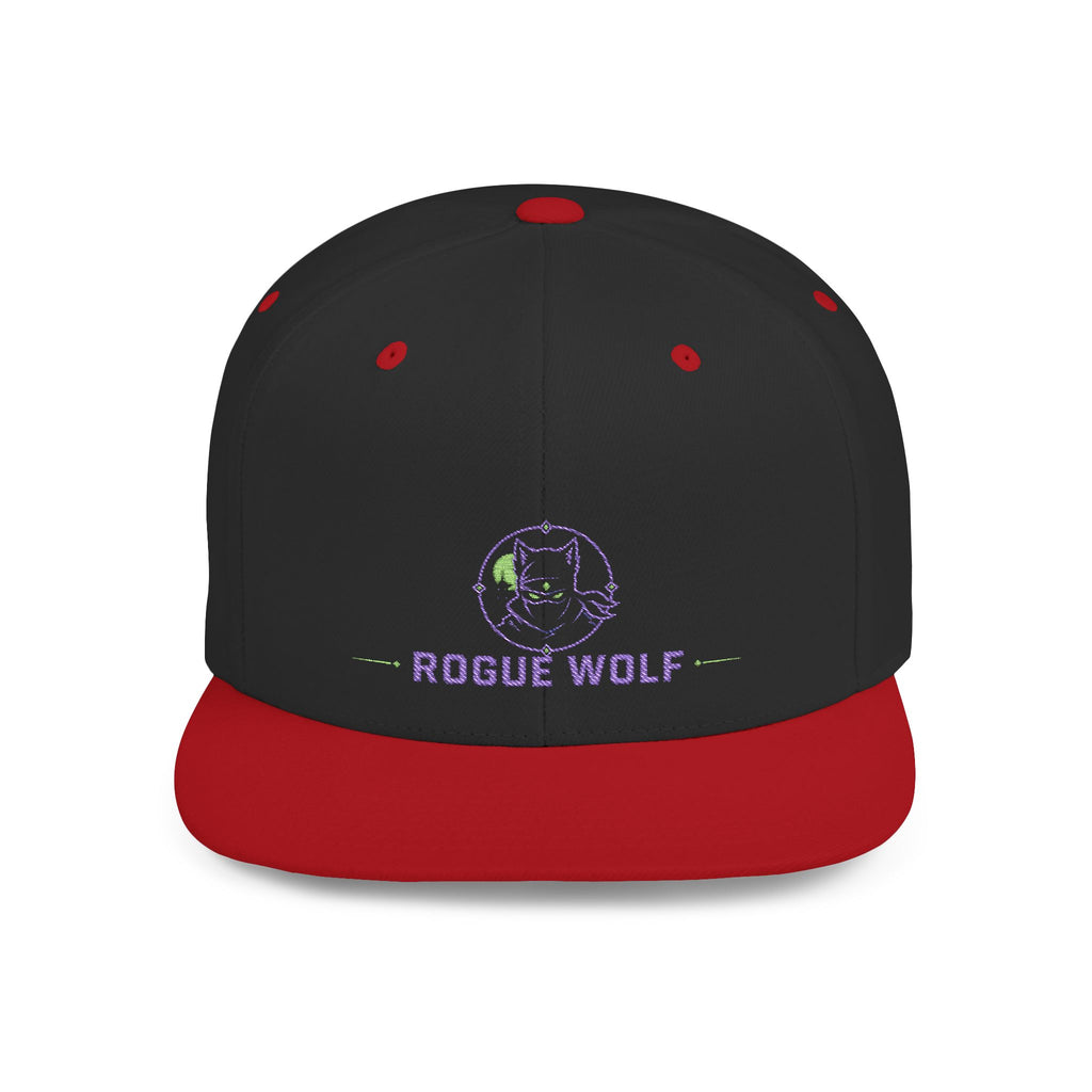 Rogue Wolf Flat Bill Snapback Hat - Perfect for Outdoor Adventures, Casual Style, and Everyday Wear, Great Gift for Birthdays, Festivals, [...]
