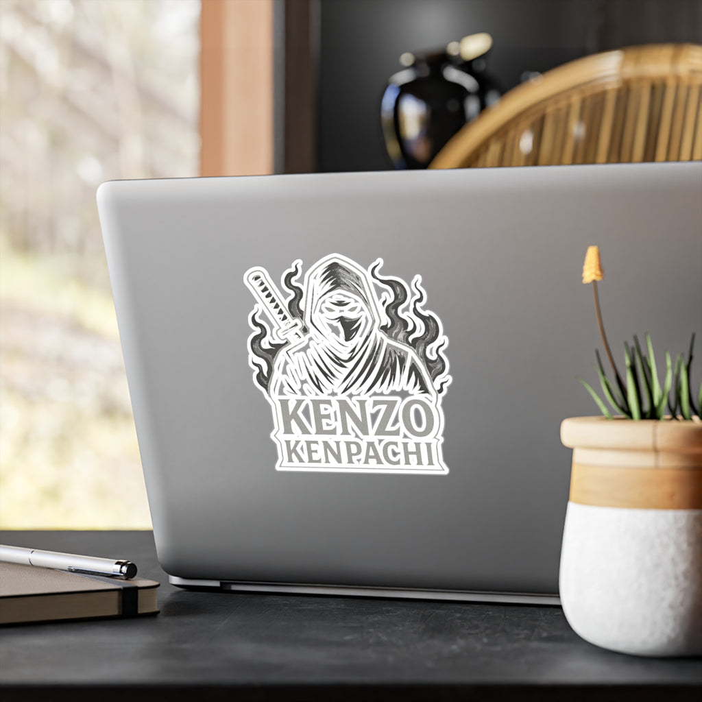 Kenzo Kenpachi Vinyl Decals | Anime Wall Art, Stickers for Fans, Home Decor, Laptop Decoration, Gift Ideas