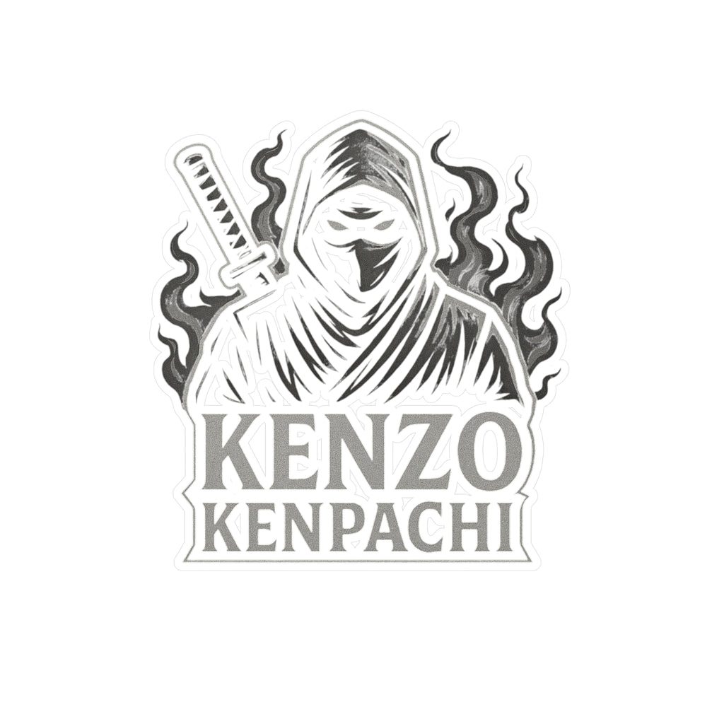 Kenzo Kenpachi Vinyl Decals | Anime Wall Art, Stickers for Fans, Home Decor, Laptop Decoration, Gift Ideas