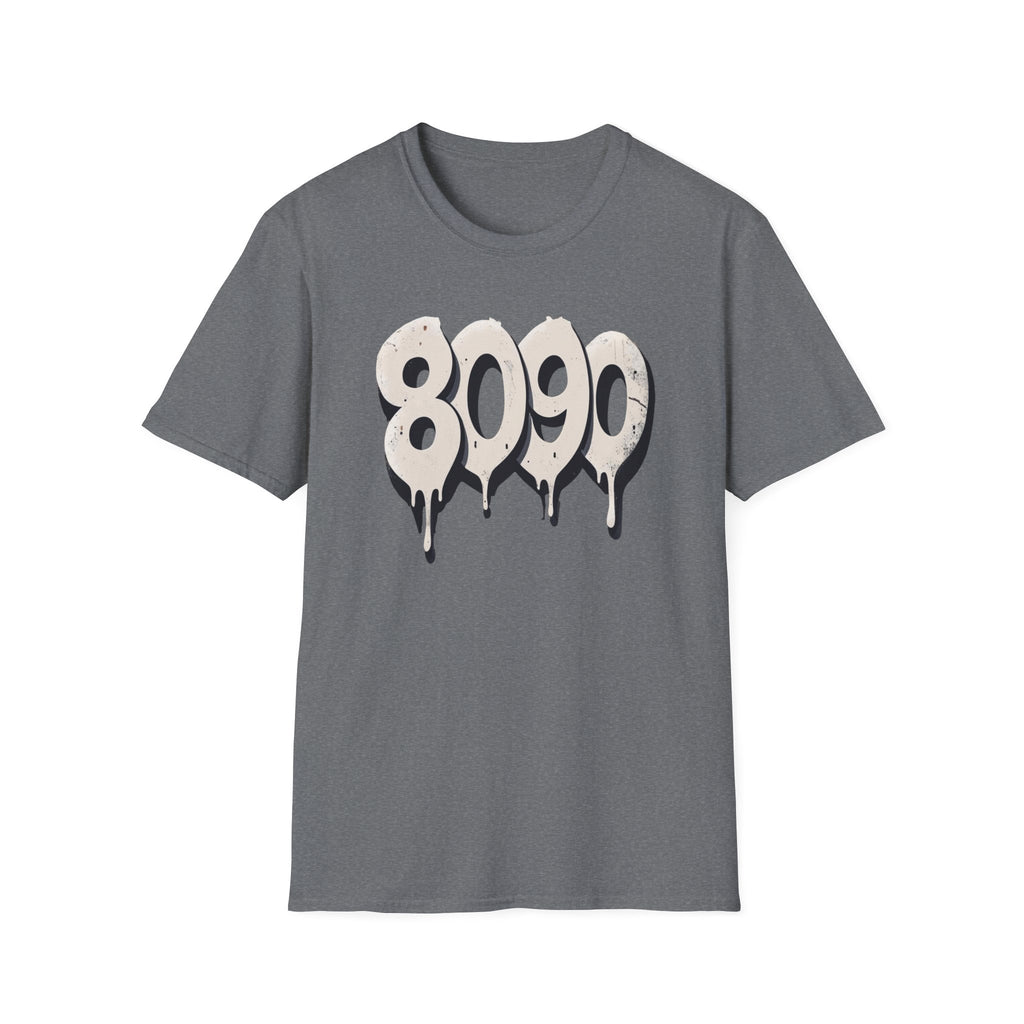 8-0-9-0 Crew Basic Graphic T-Shirt, Unisex Softstyle Tee, Casual Wear