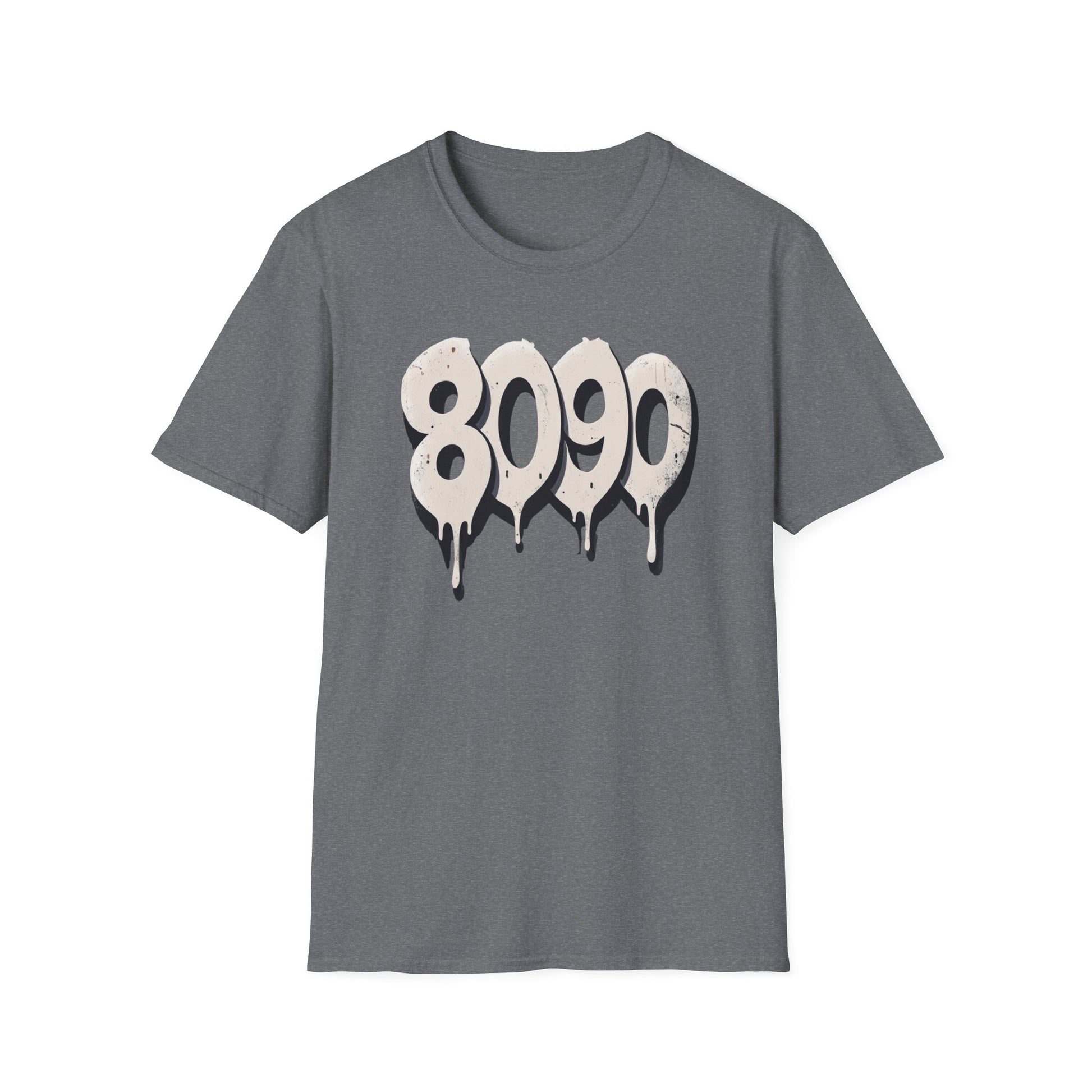 8-0-9-0 Crew Basic Graphic T-Shirt, Unisex Softstyle Tee, Casual Wear