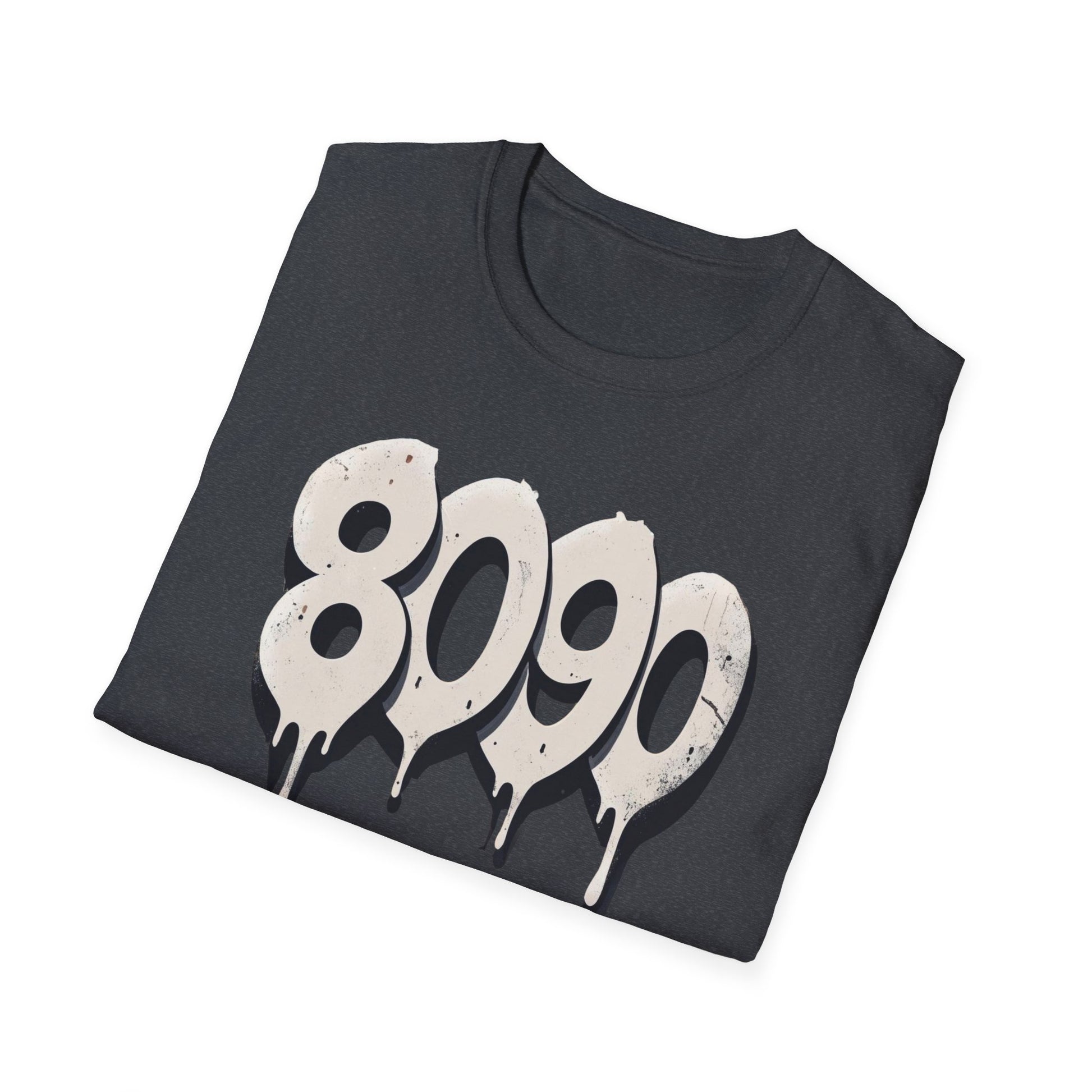 8-0-9-0 Crew Basic Graphic T-Shirt, Unisex Softstyle Tee, Casual Wear