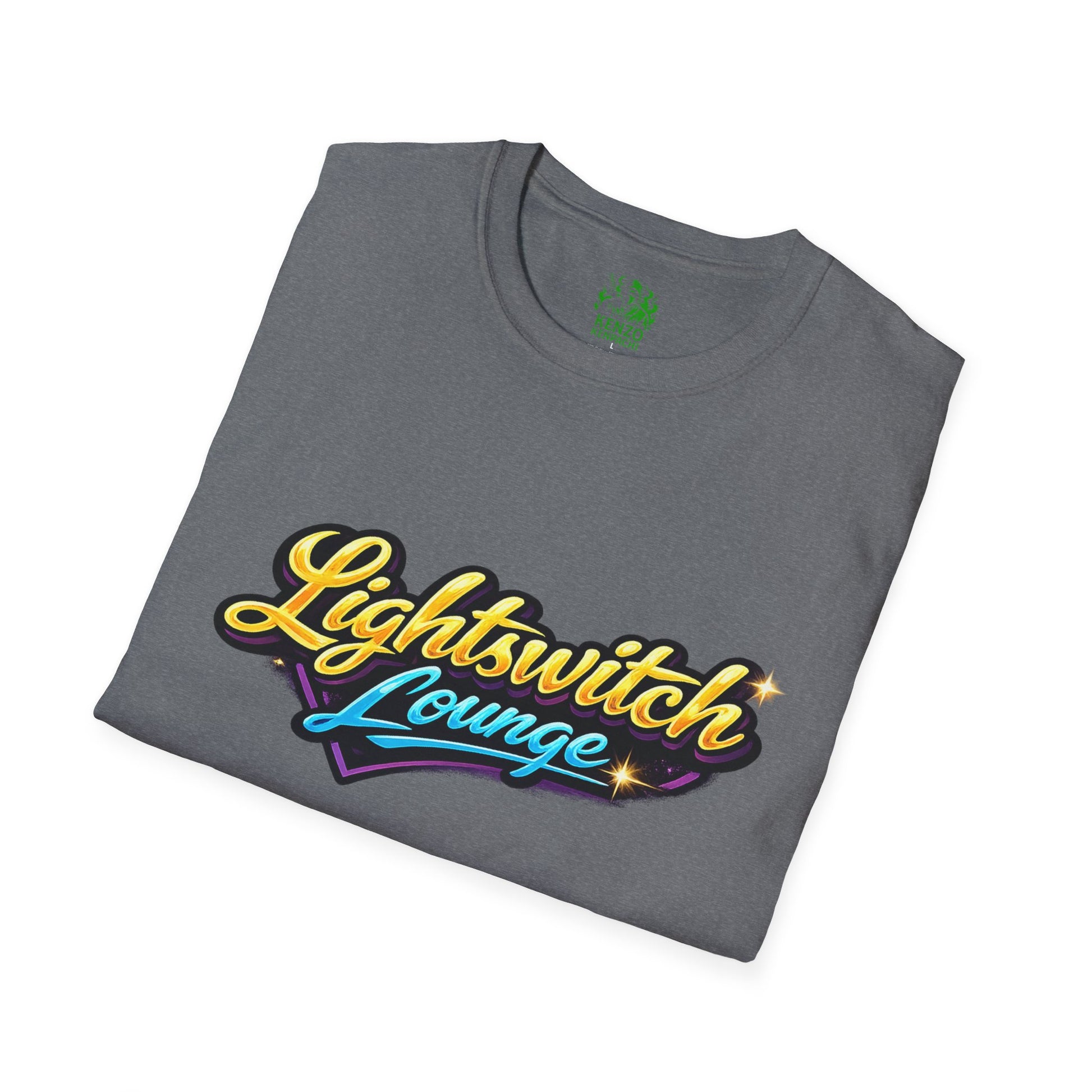 Lightswitch Lounge "8-0-9-0 Crew" T-Shirt — Kenzo Live DJ Stream Graphic Tee