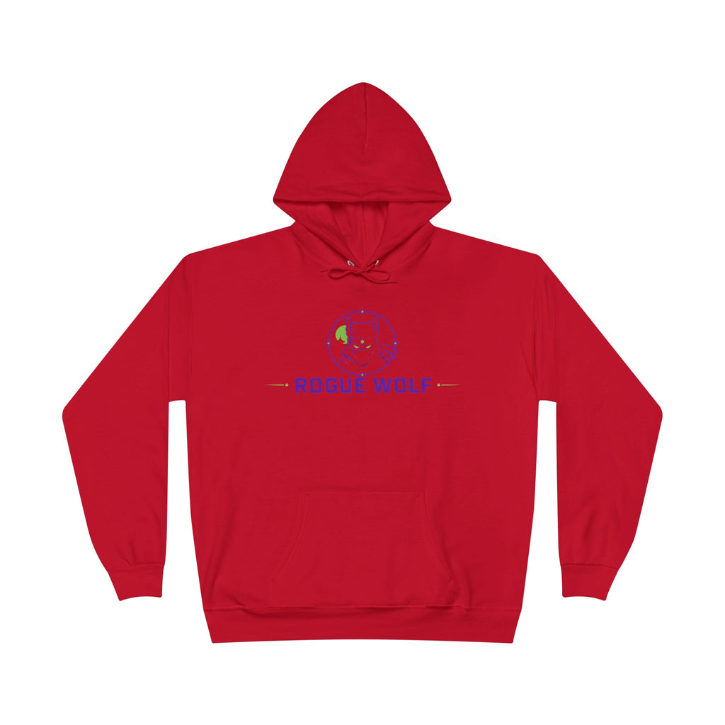 Rogue Wolf 'Lightswitch Lounge' Graphic Hoodie — Retro Neon B-Side Pullover Style 2