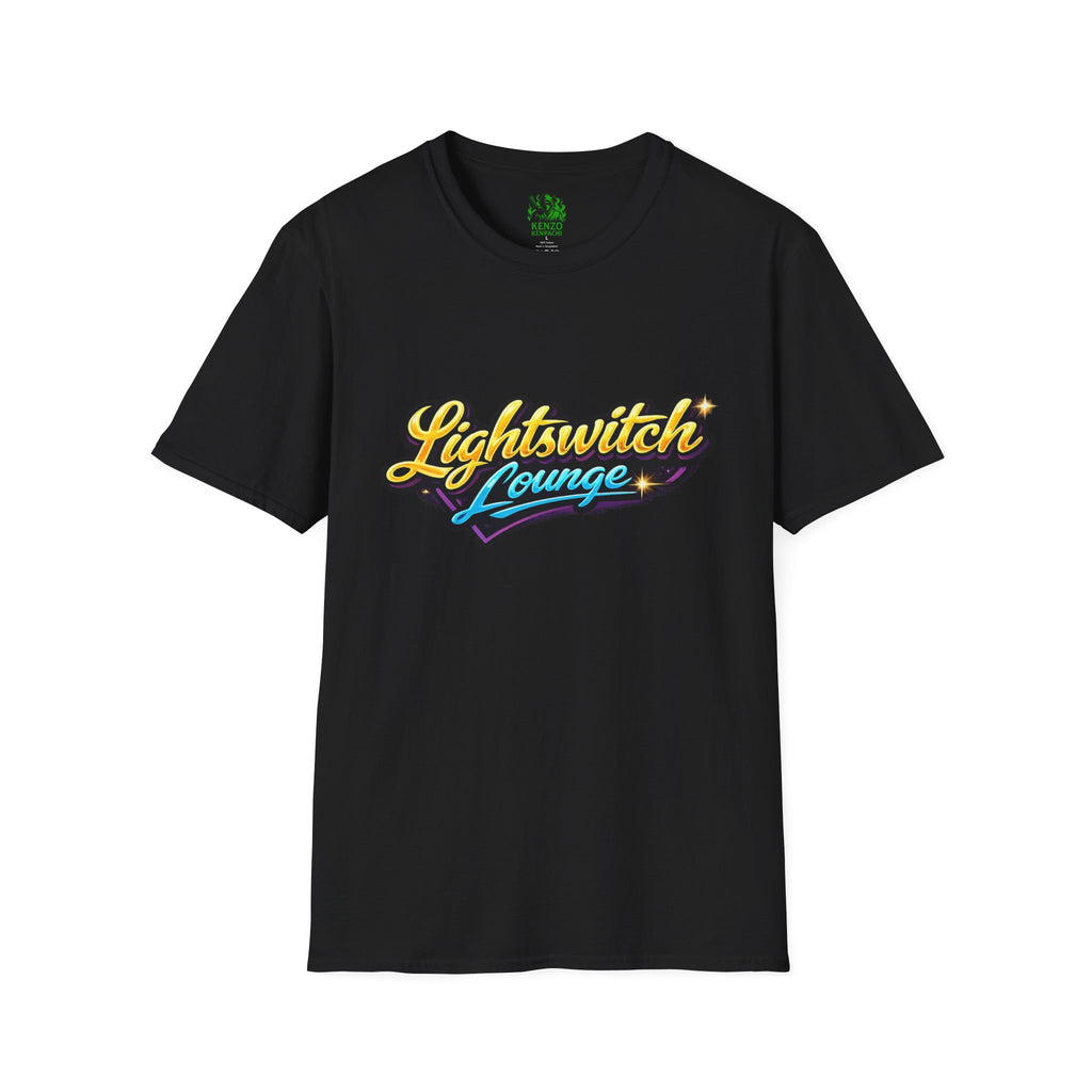 Lightswitch Lounge "8-0-9-0 Crew" T-Shirt — Kenzo Live DJ Stream Graphic Tee